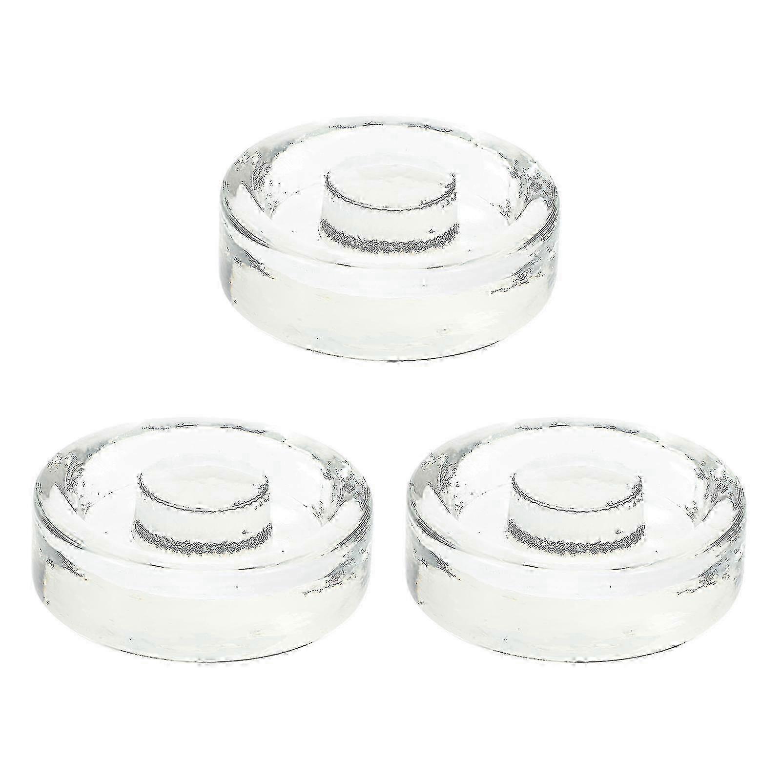 3-Pack Glass Fermentation Weights for Wide Mouth Jars with Pickling Lids and Sealing Caps