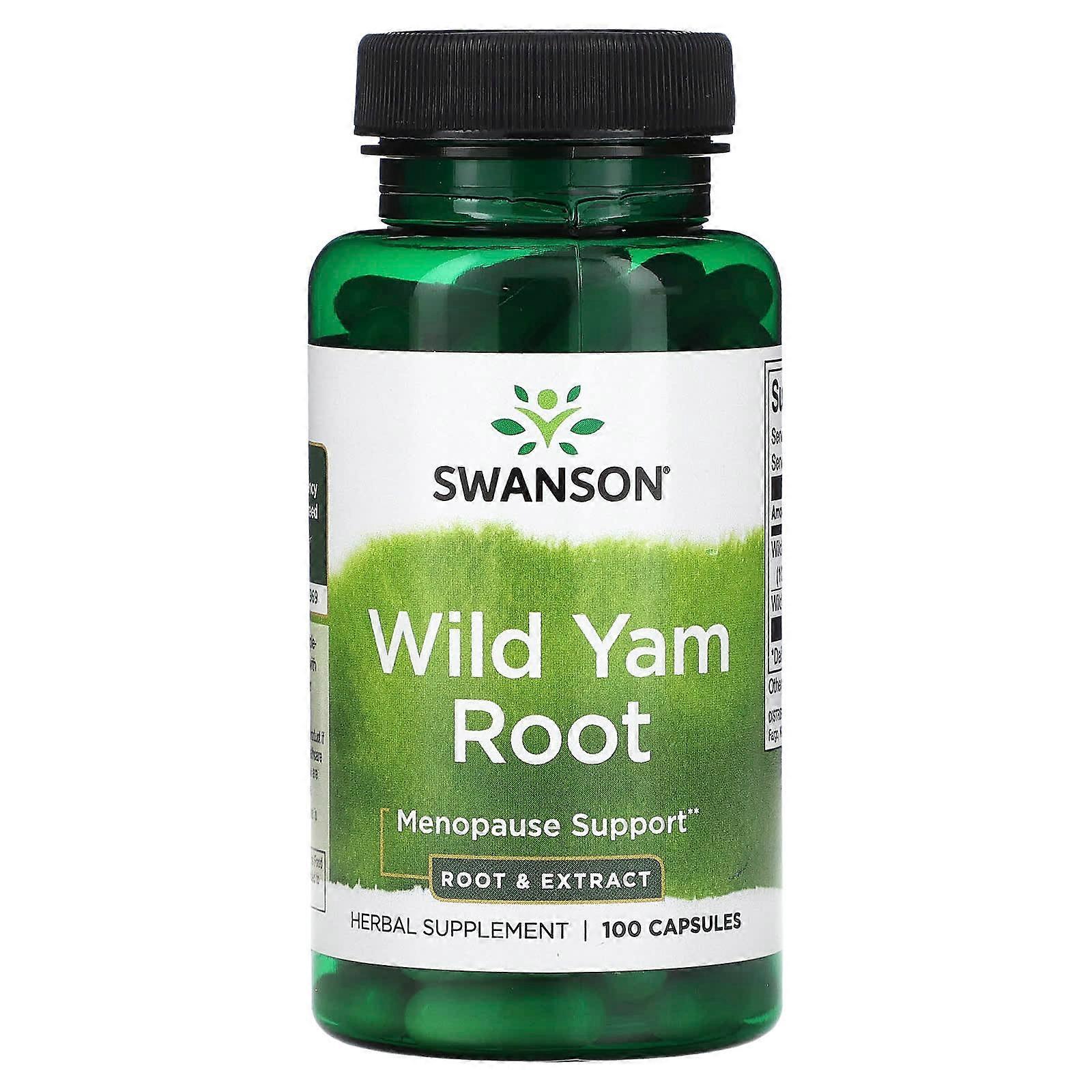 Wild Yam Root, 100 Capsules