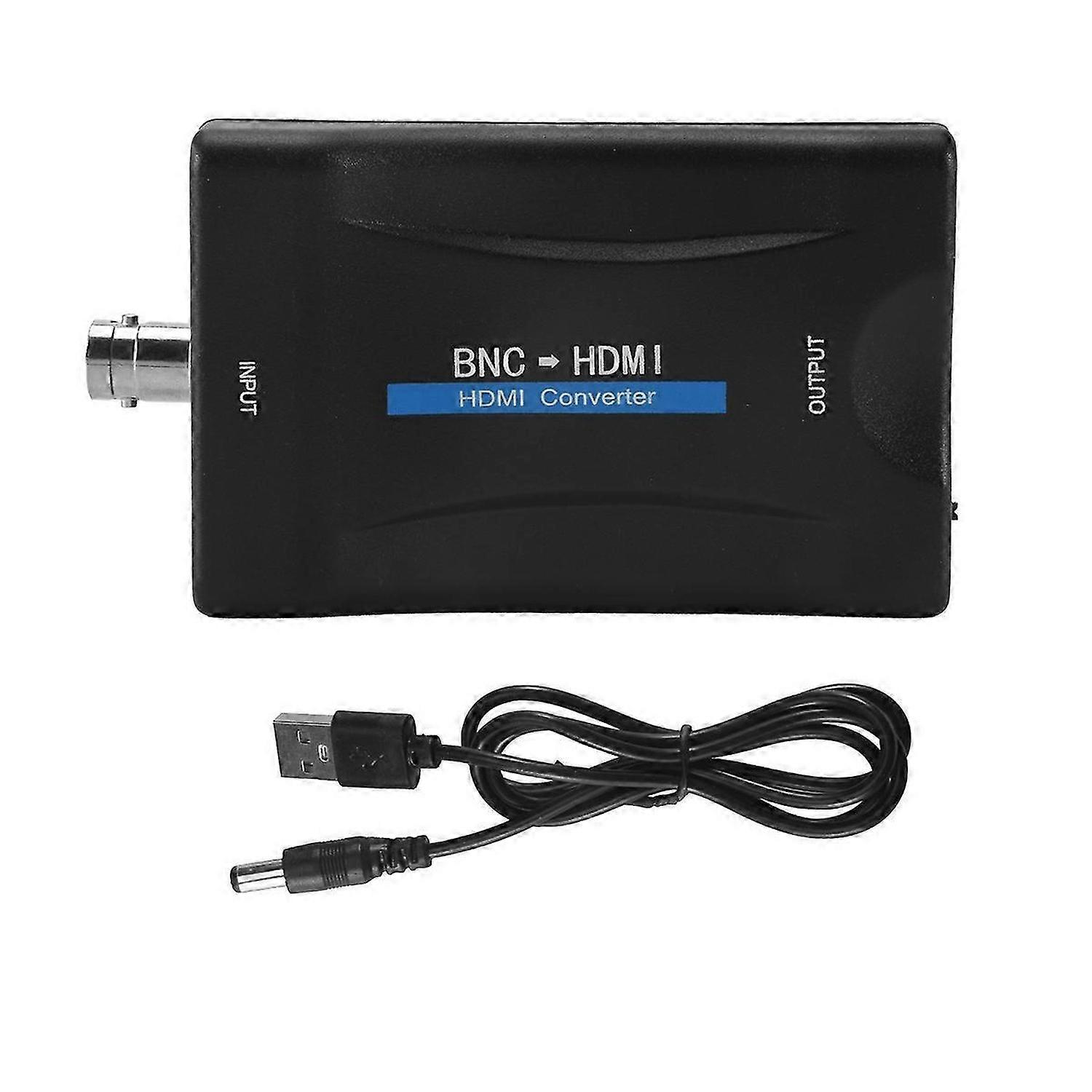 BNC to HDMI Converter Adapter Female CVBS BNC HDMI Coax 1080P Output HDCP Hook Security Camera DVRs