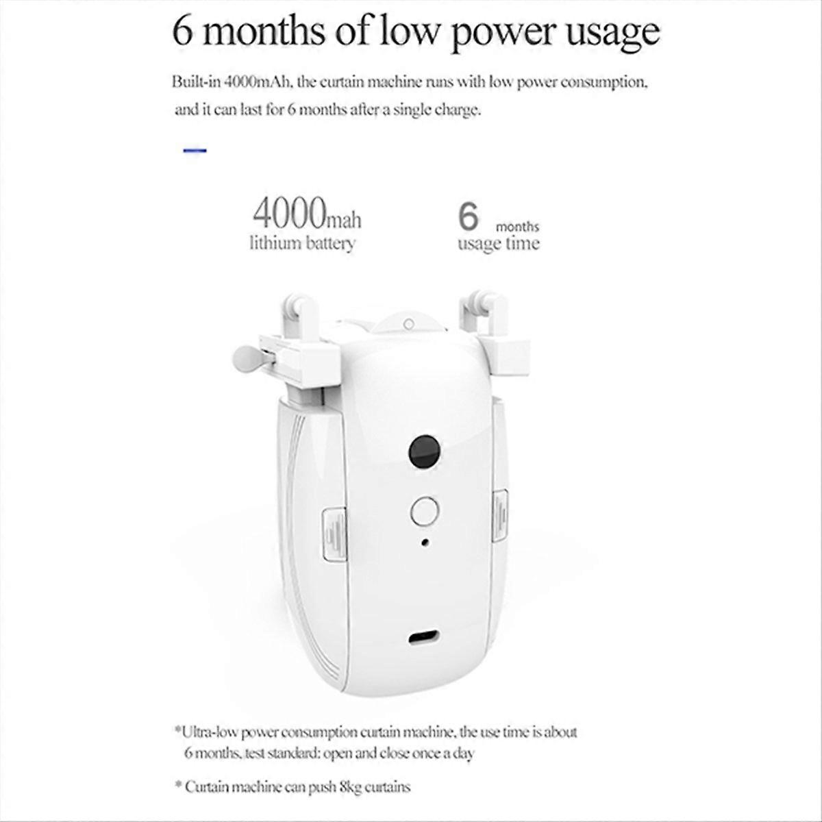 Dual Smart Curtains Robot 3-In-1 Automatic Curtain Opener
