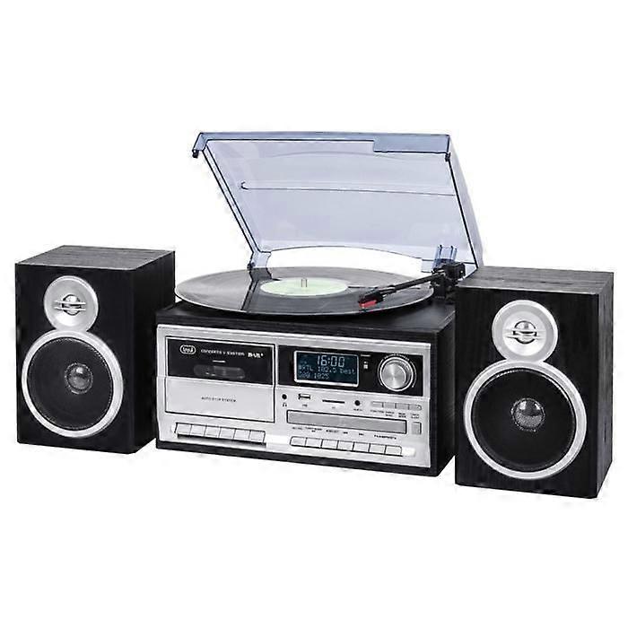 Vinyl Turntable - Trevi - TT 1072 DAB - 3 Speeds - Bluetooth - Cassette Recorder