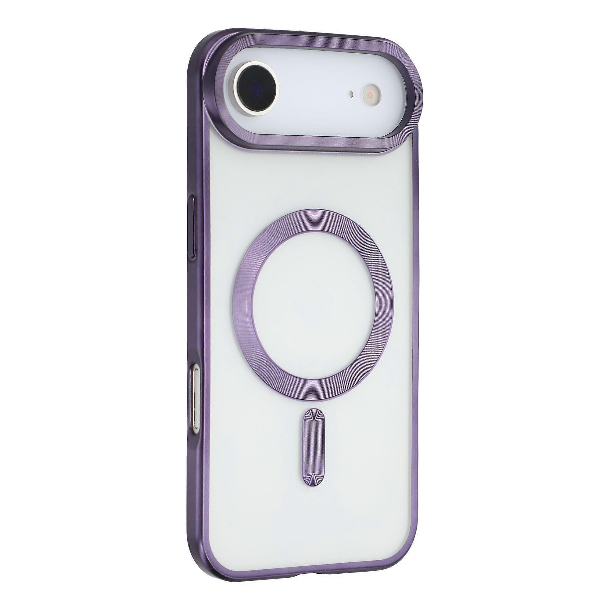 For iPhone Air Case Matte Electroplating Phone Cover Compatible with MagSafe