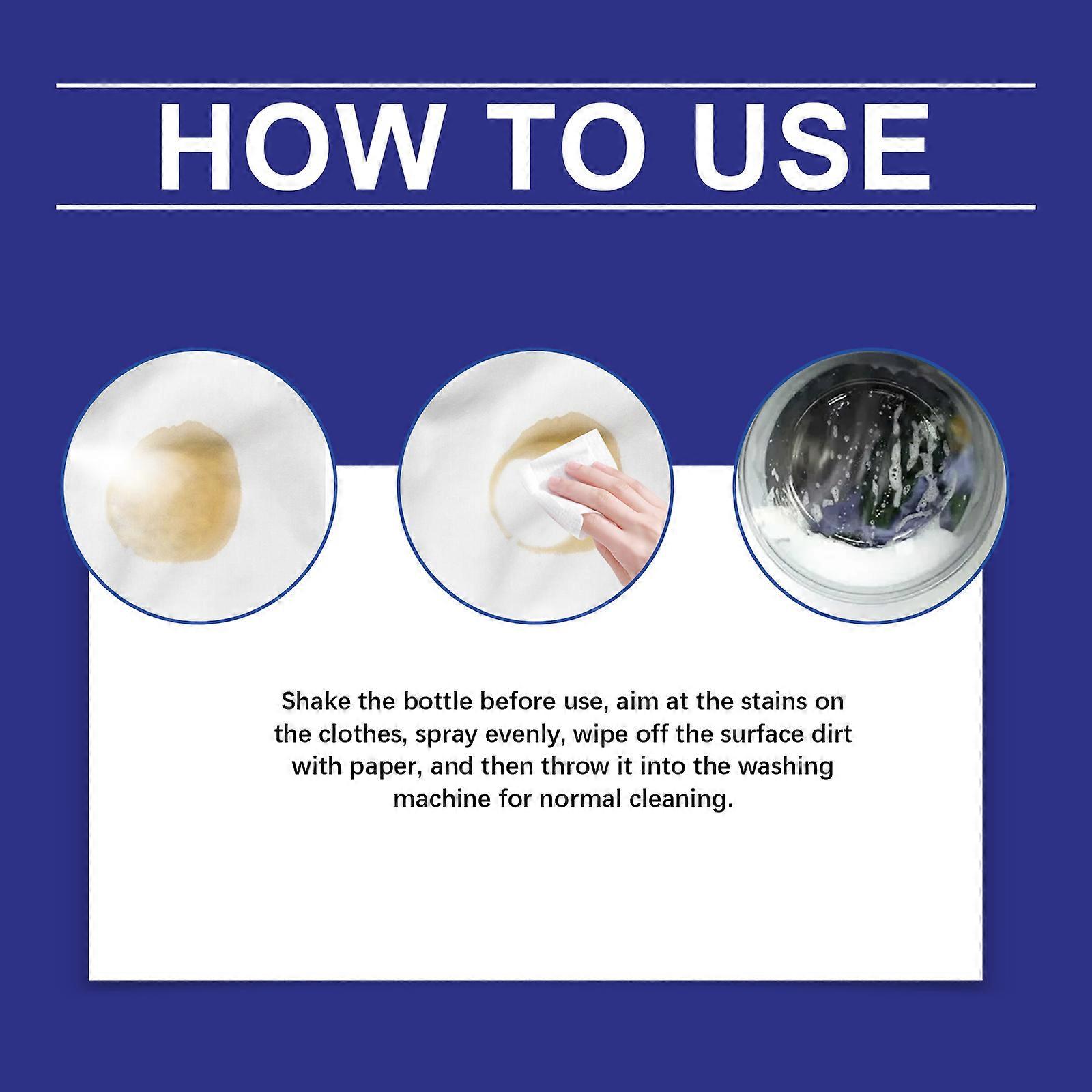 Jaysuing Laundry Detergent, Household Laundry General Decontamination Yellow Stubborn Oil Stains Mild Cleaning Solution