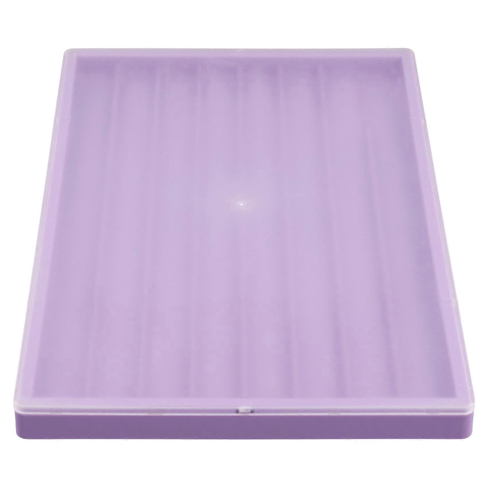 Waterproof Keycap Storage Box with Lid Purple