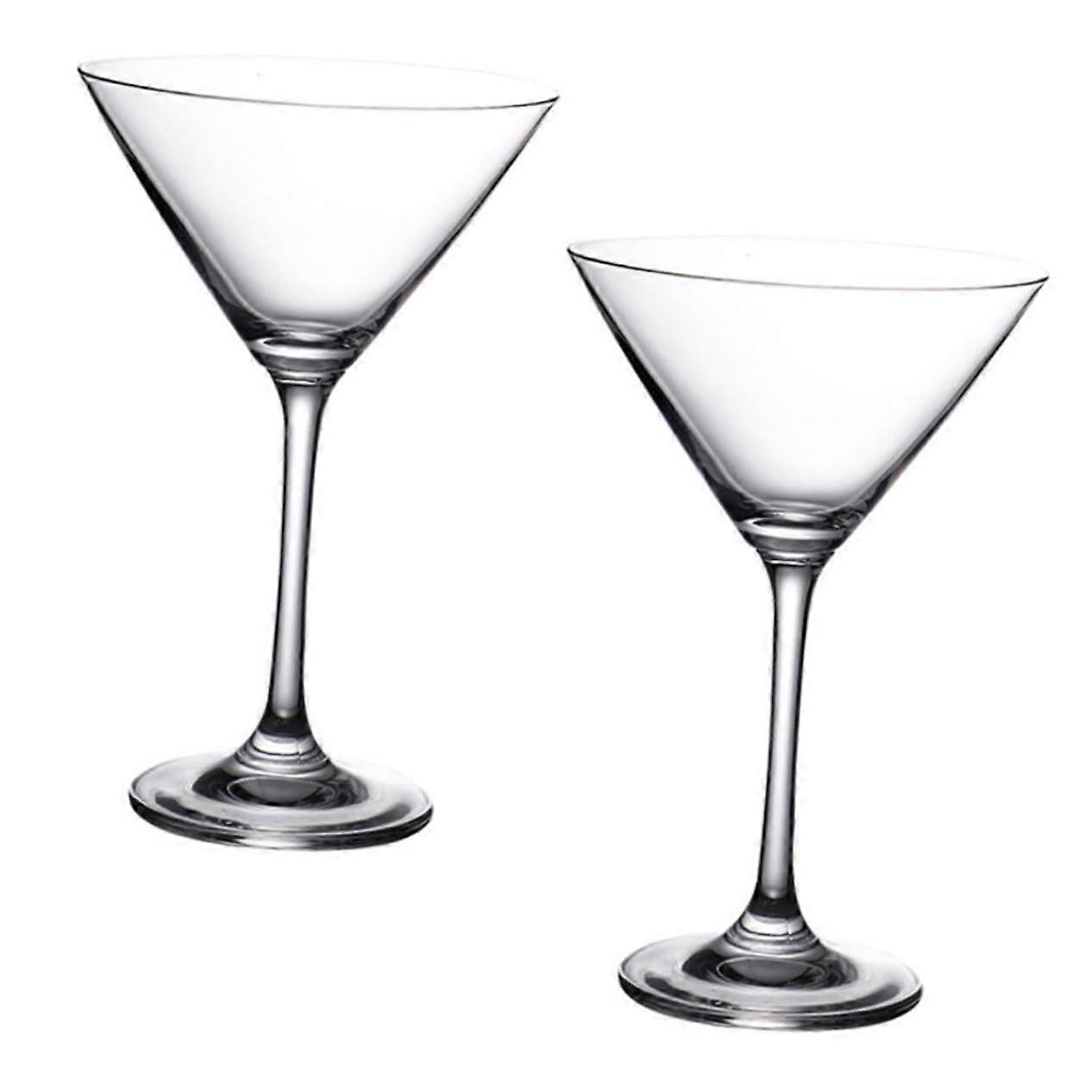 Cocktail Glasses 2Piece Set Lightweight Textured Base Red Wine Goblets For Bar Home Banquet Use