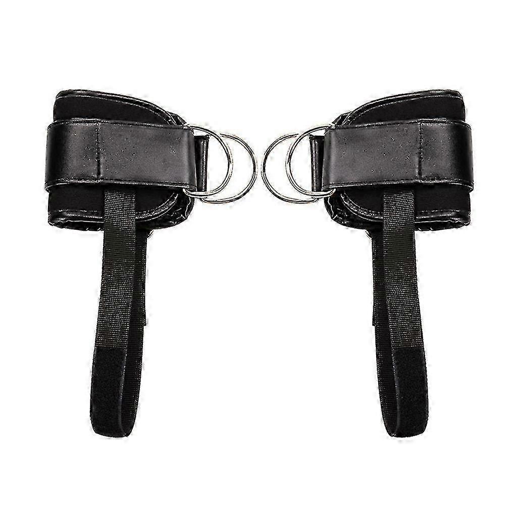reenforce 3d Rings Padded Ankle Strap For Cable Machine Strong Hook And Loop