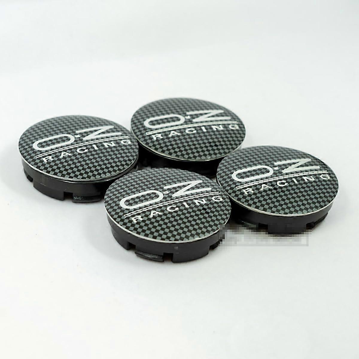 Car Wheel Center Caps, 56mm And 53mm Sizes, Dustproof And Rustproof Hub Cap Covers, 4 Pieces, Model AD