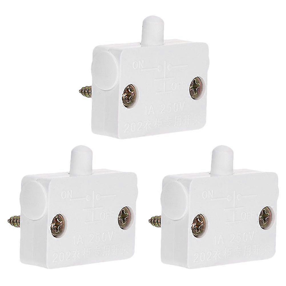 2025 3pcs Door Switch Automatic Light Switch Touch Lamp Electrical Light Switch
