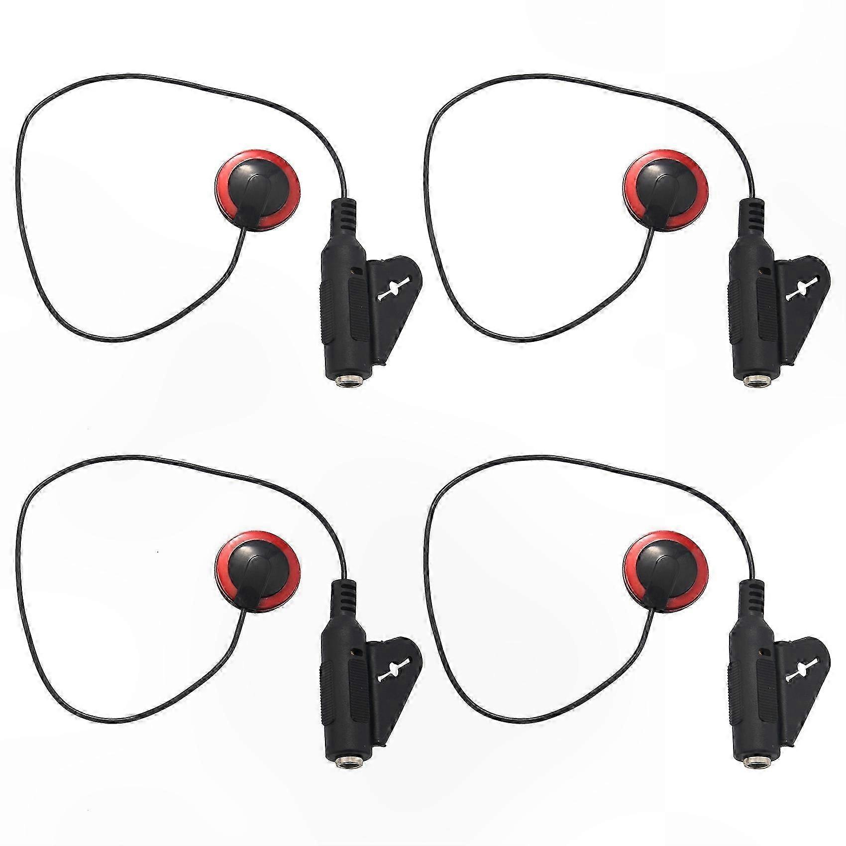 4-Pack Piezo Contact Microphones for String Instruments Acoustic Pickup