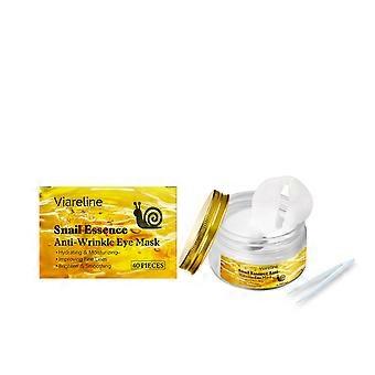 2pcsSnail Eye Mask, Gentle Nourishing Moisturizing Eye Care Mask for Delicate Hydrated Elastic Eye Skin
