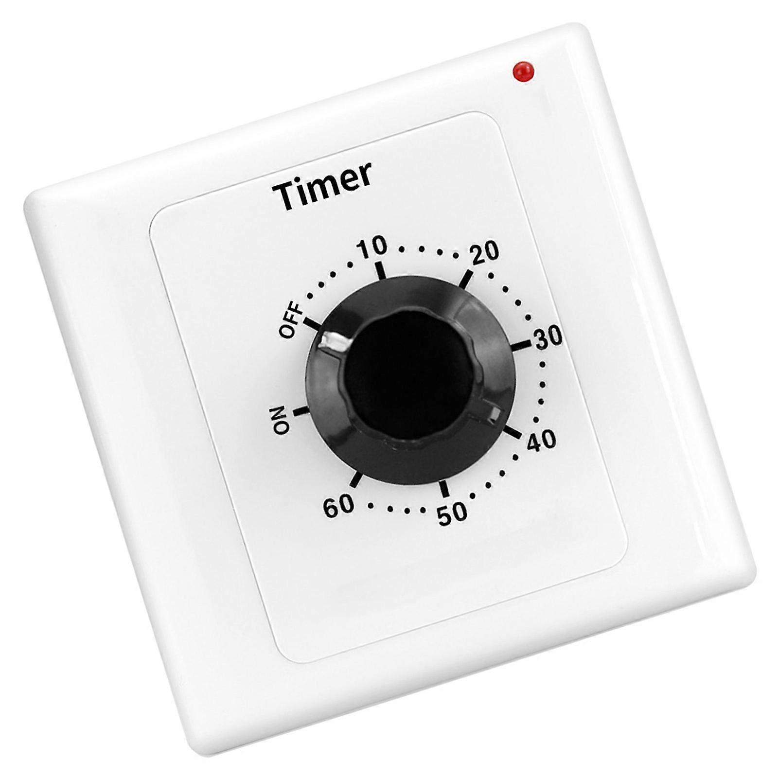 15A Mechanical Timer Swtiches Time Countdown Control Controller 86 Panel Timer Switches for Fan, Water Heaters, Pump Multicolor