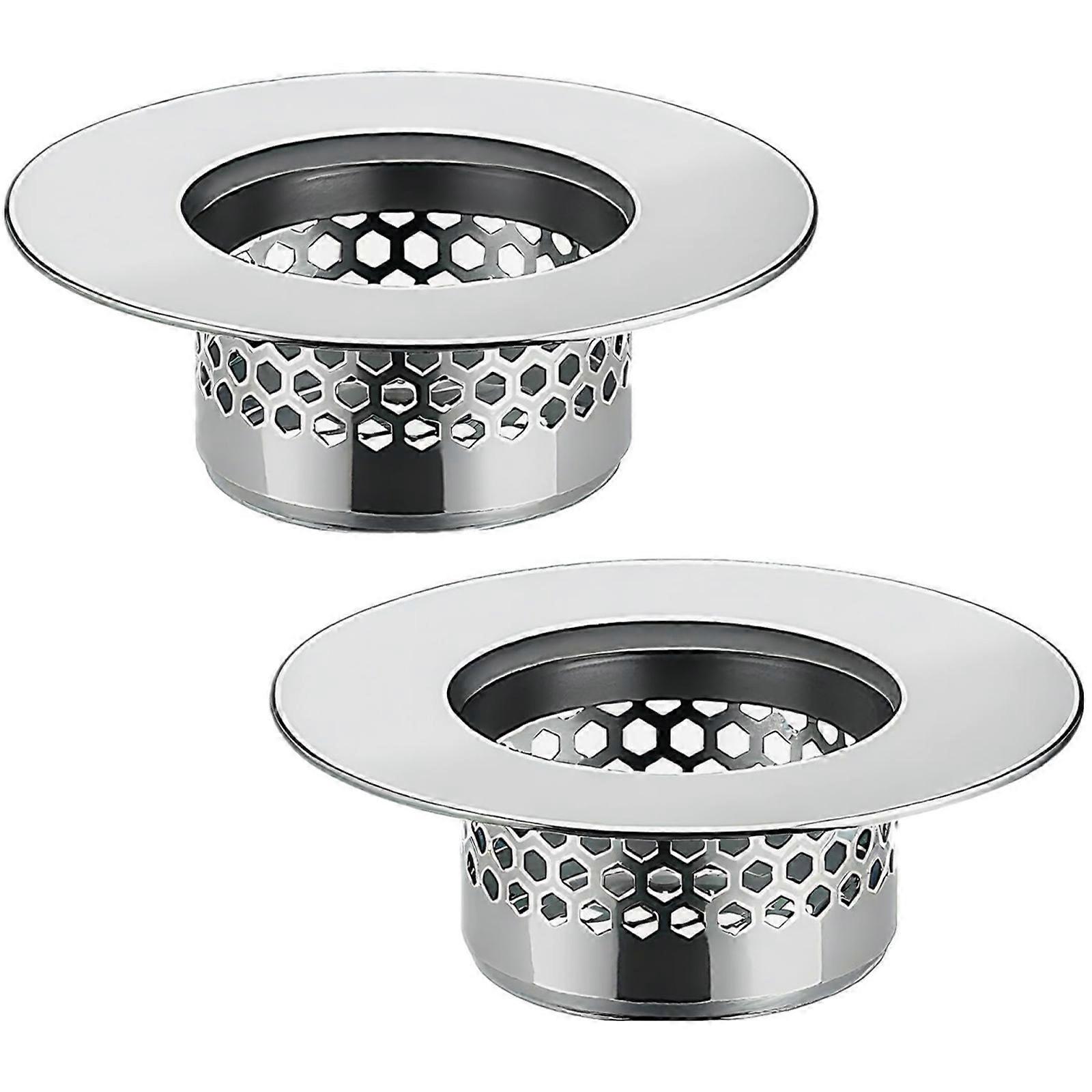 Bathtub Drain Cover With Accuracy Net Prevents Pipe Blockage Quick Tool Complimentary Installation Rustless steel Sink Filter  small