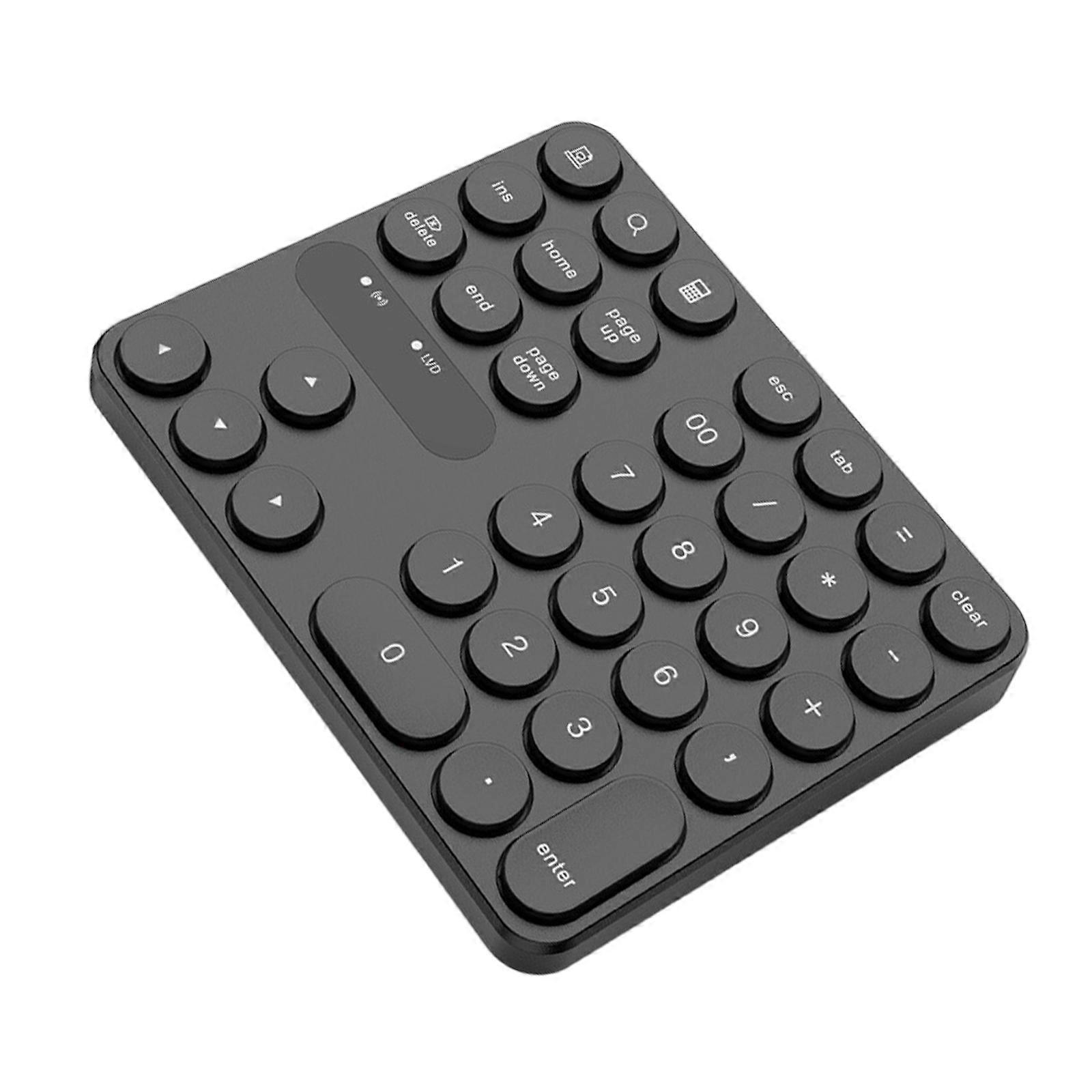 2.4G Numeric Keypad Wireless Rechargeable Digital Keyboards for Drawing and Graphics Tablets Shortcut Multicolor