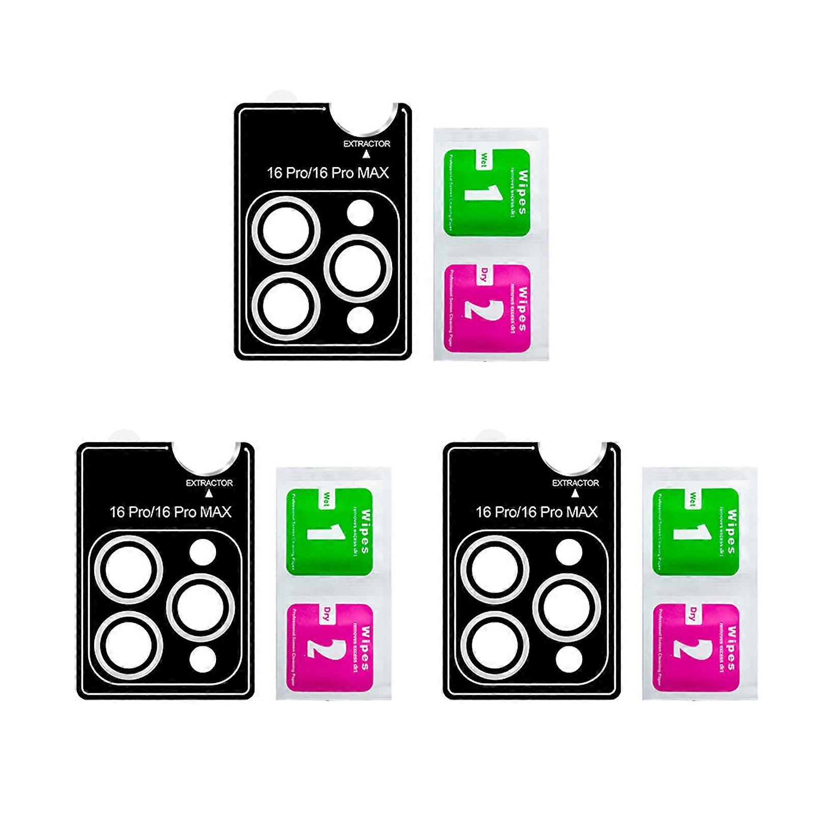 Tempered Glass Camera Not Reflective Surfaces for Phone 16 Series Lens Protectors for Mobile Phone Camera Lens Multicolor