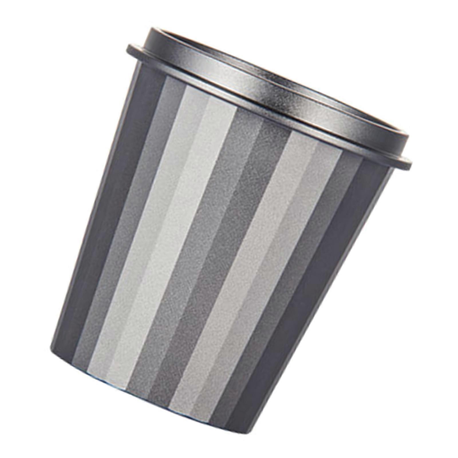 58 מ"מ מינון מכונת קפה אספרסו מטחנה מינון פורטפילטרים לרחרח ספל אבקת מזין אביזרים כסף אפור