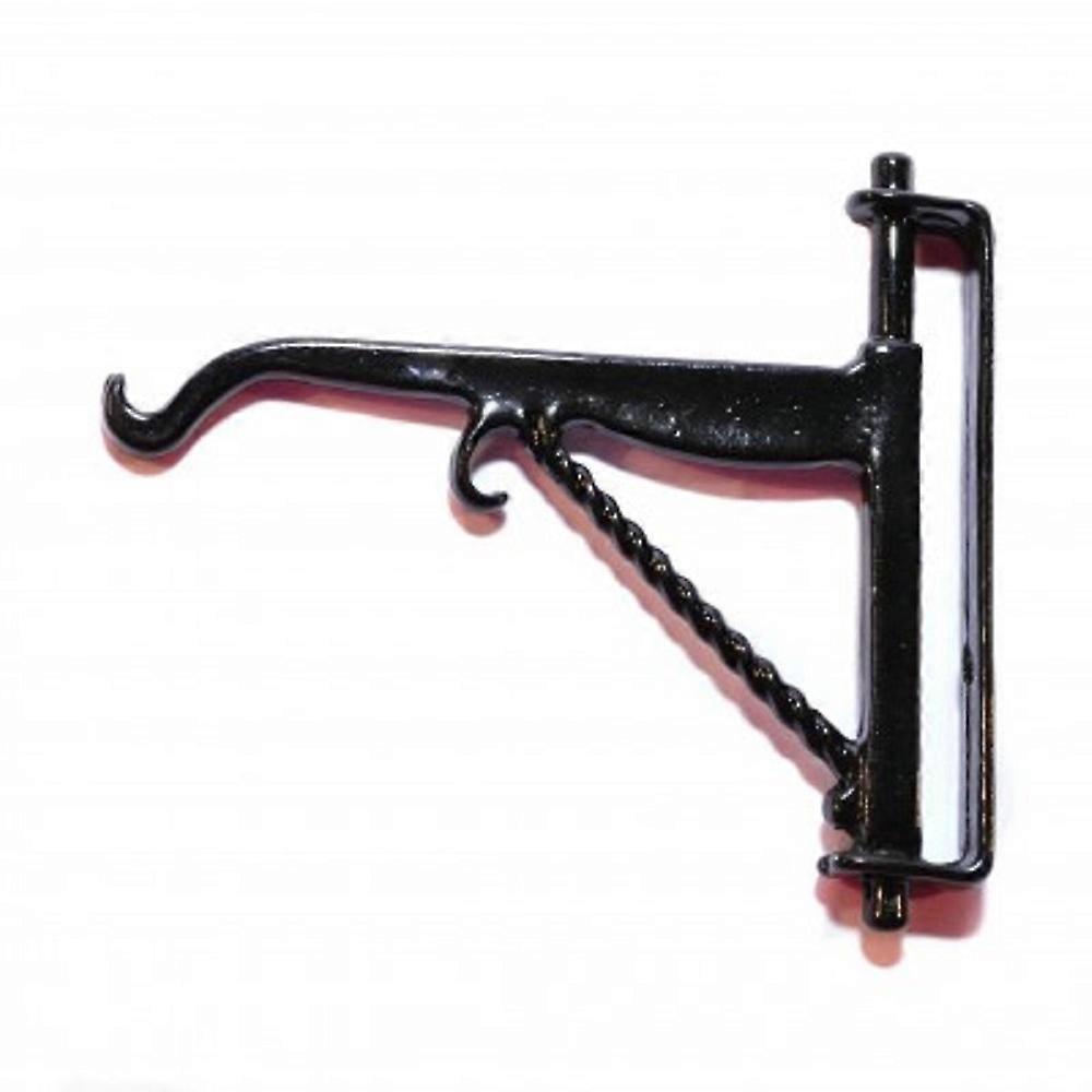 دمى البيت الأسود شنقا سلة الجدار قوس ملحق حديقة مصغرة 1:12