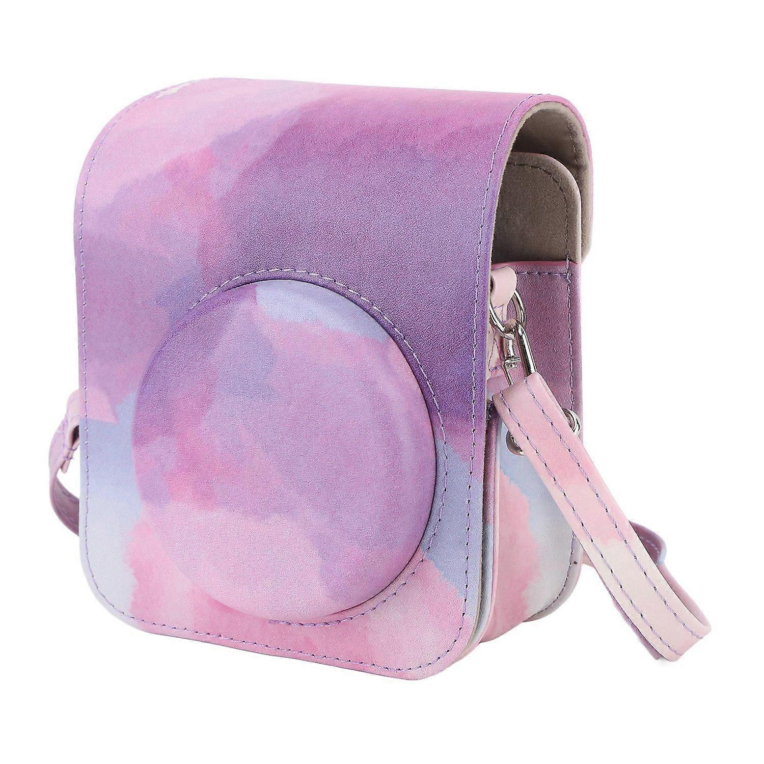 Mini Instant Camera Protective Bag PU Camera Case With Adjustable Shoulder Strap For Fujifilm Instax