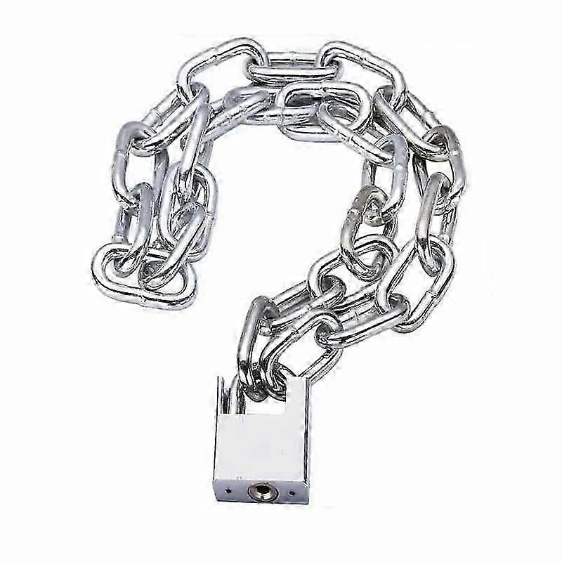 Case-Hardened Security Chain Lock Ideal for Motorcycles and Bikes