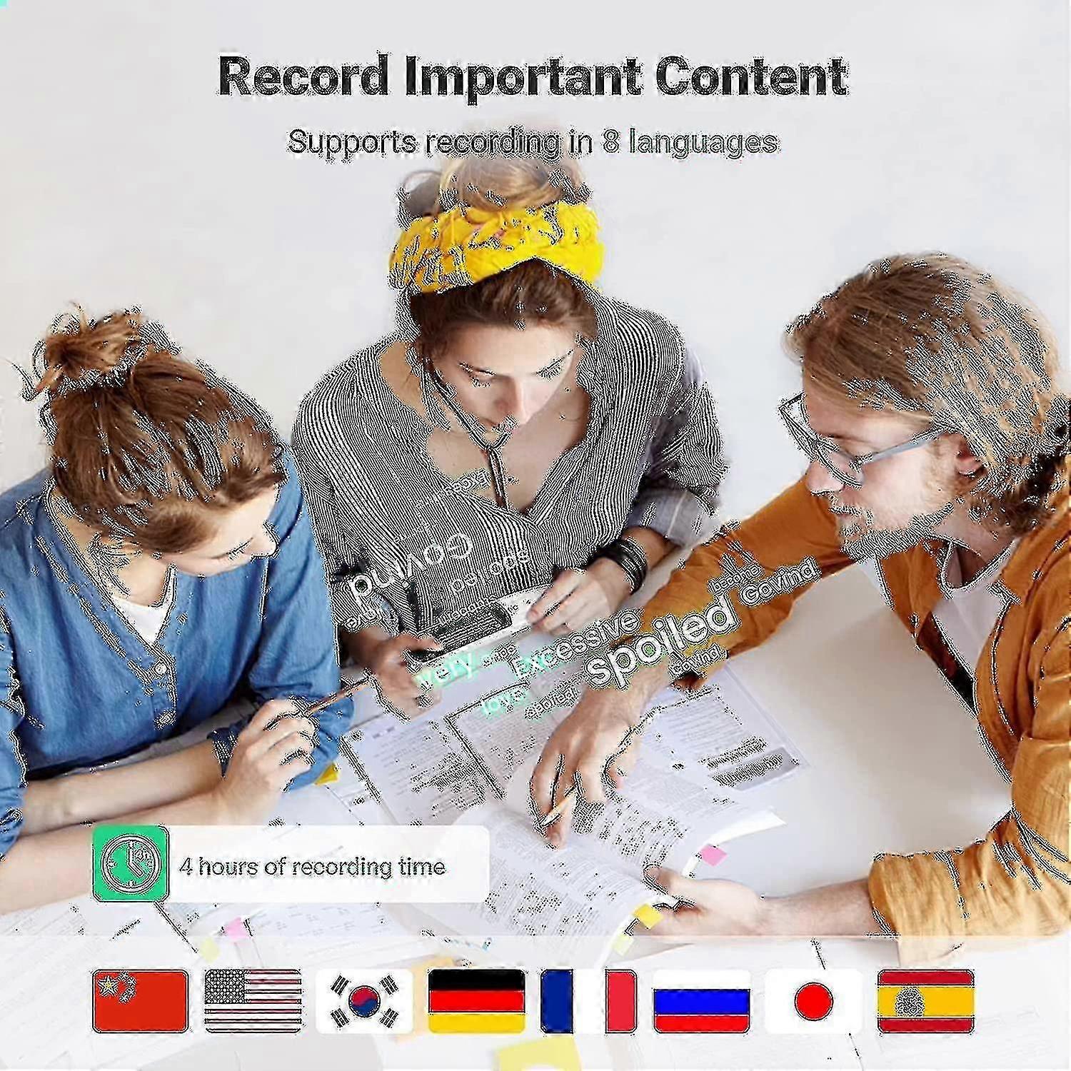 Stylo Lecteur de Numérisation, Scanner de Stylo de Traduction Numérique, Stylo de Dictionnaire de Dispositif de Traduction 142 Langues, Traduction de Photos de Traducteur Vocal Stylo Lecteur de Numérisation, Scanner de Stylo de Traduction Numérique, Stylo de Dictionnaire de Dispositif de Traduction 142 Langues, Traduction de Photos de Traducteur Vocal