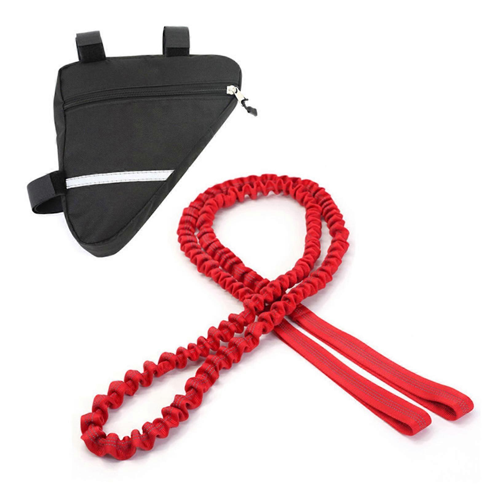 الوالدين الطفل الدراجة سحب حبل الدراجة بنجي حبل السحب للأطفال ، الدراجة تمتد بنجي الحبل أسهل تلال تسلق ركوب الدراجات سحب حبل أحمر