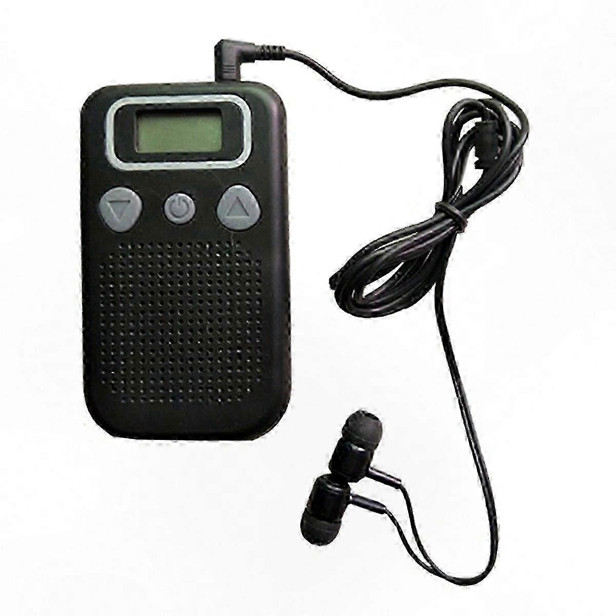 Portable Voice Amplifier with Large LCD for Clear Human Voice Projection Sound Enhancer for Seniors