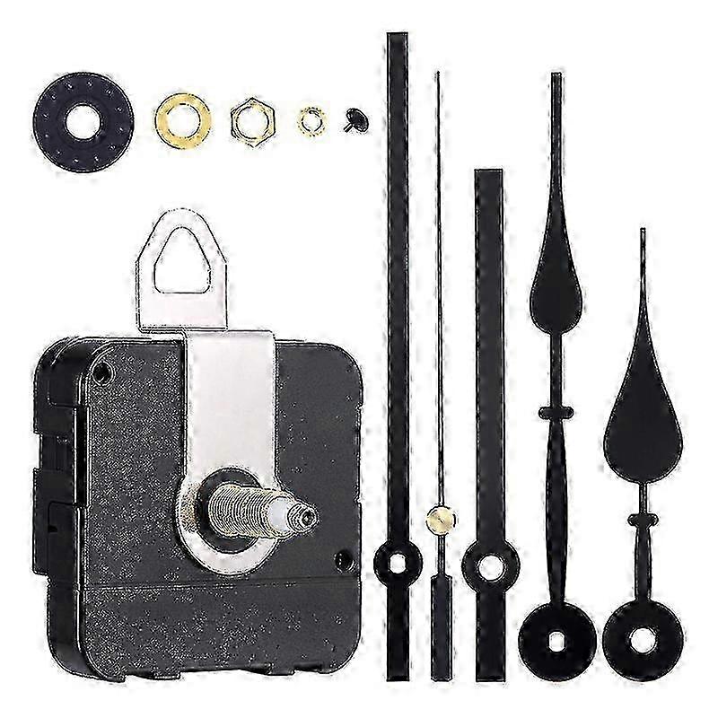 m 1 Set Diy Quartz Clock Movement Mechanism Hands Repair Tool Parts Silent Wall Mounded Replacement