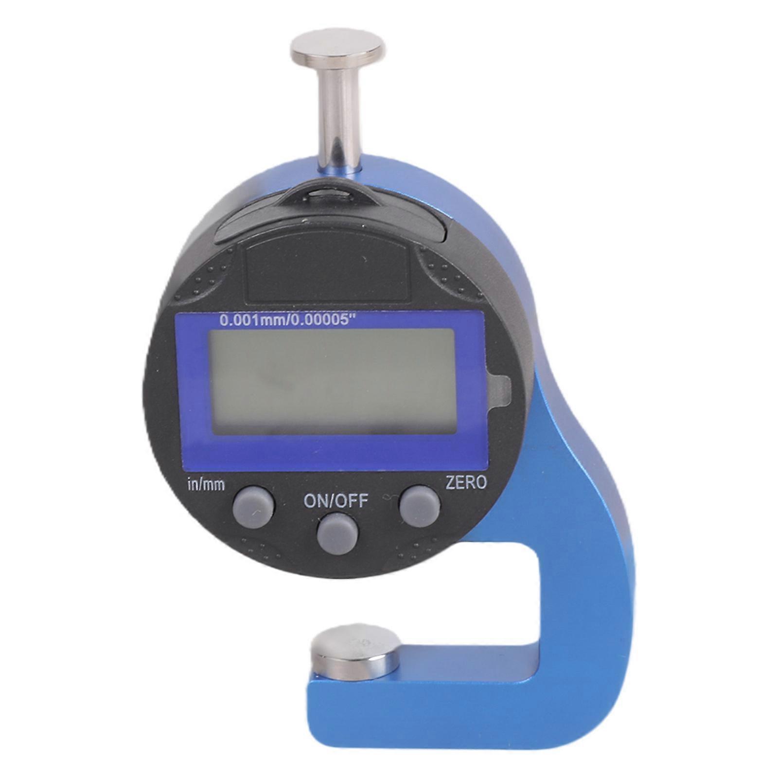 Handy Leathers Thickness Measuring Device Reliable Tool Versatile Tool Handy for Measuring Metal Panel Fabric & Paper Multicolor