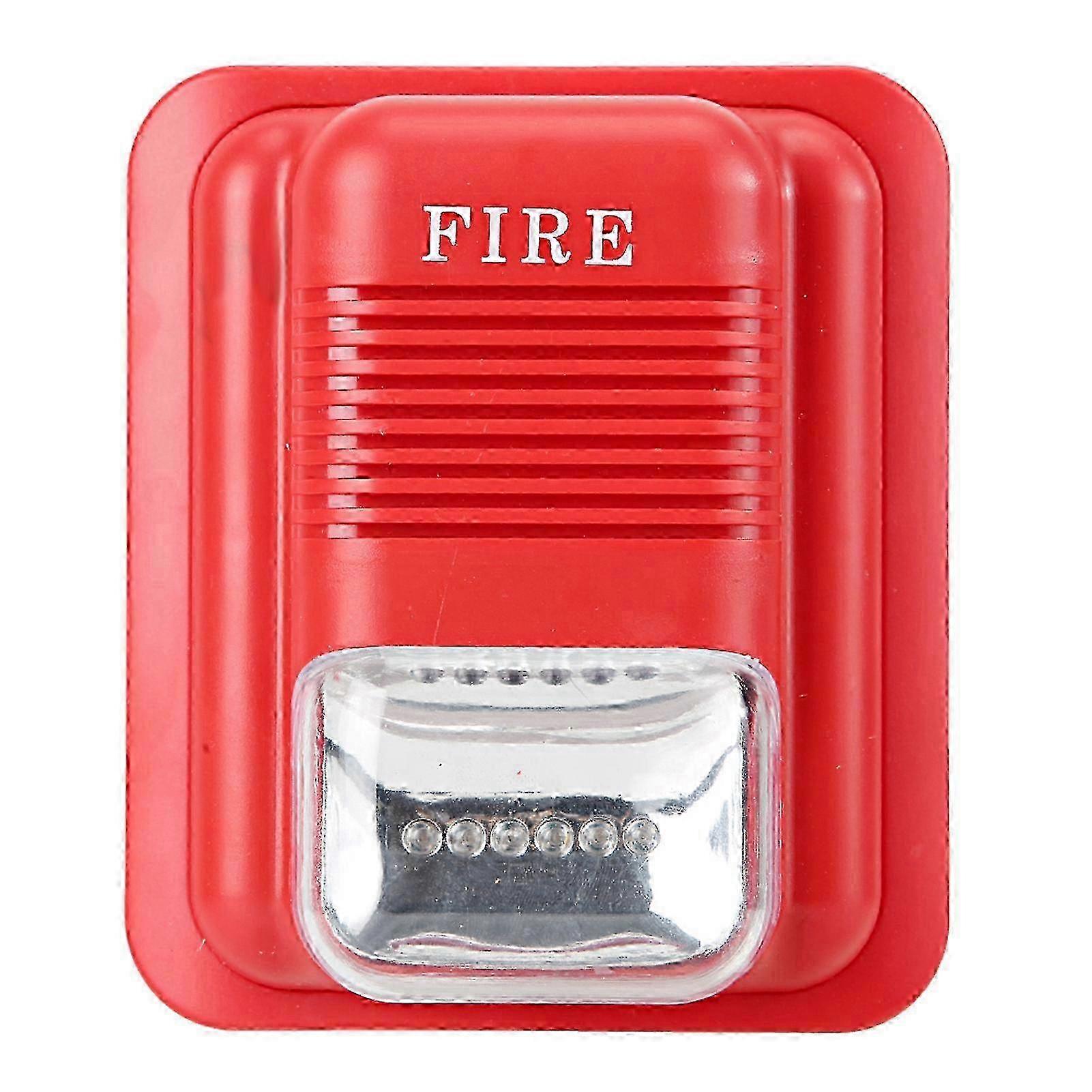 DC12V/24V Sound and Light Fire Protection Alarm Warning Strobe Siren Alert Safety System