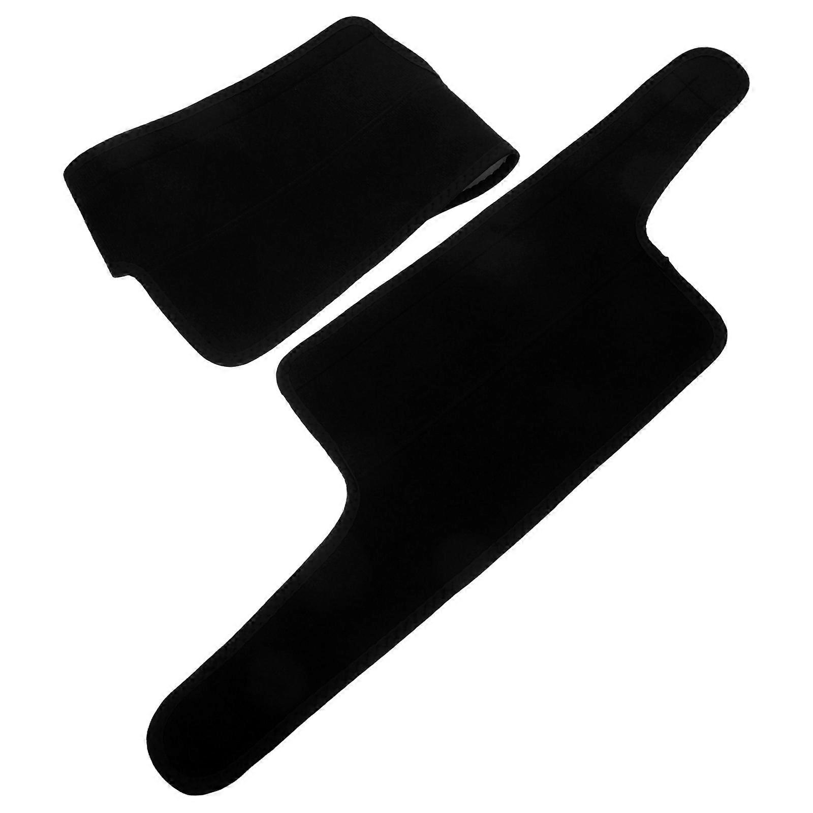 Fitness Arm Bands 1 Pair Sweat Arm Bands For Girls Bodybuilding Weightlifting Boxing Gym Training Home Exercise Made Of Black Fiber