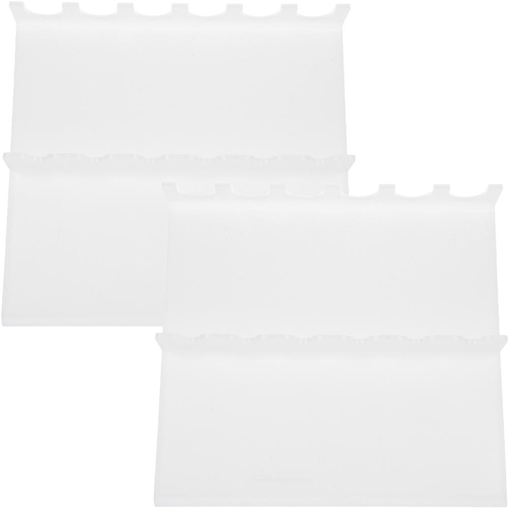 Plastic Pipette Rack Micro Pipette Holder for Laboratory Sampling 2Pcs