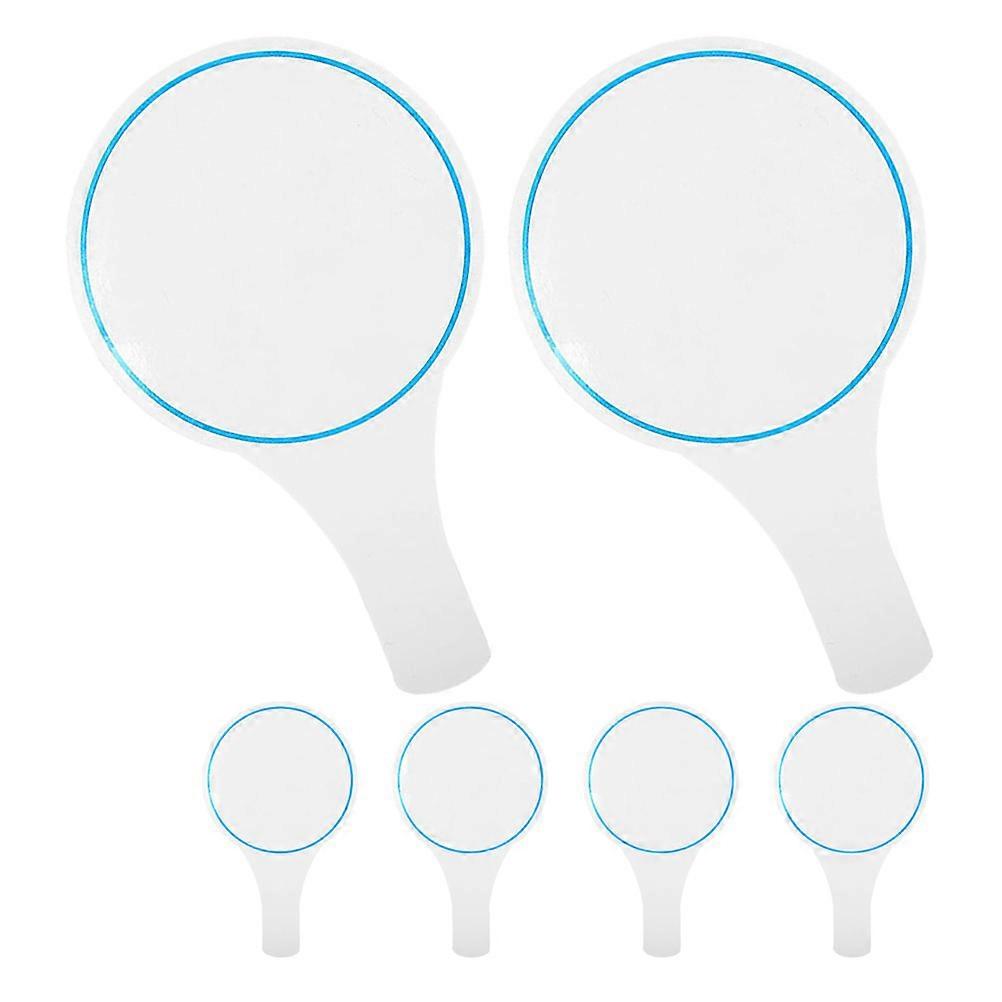 Blank Dry Erase Scoreboard for Voting 6Pcs Portable Handheld Whiteboard for Games