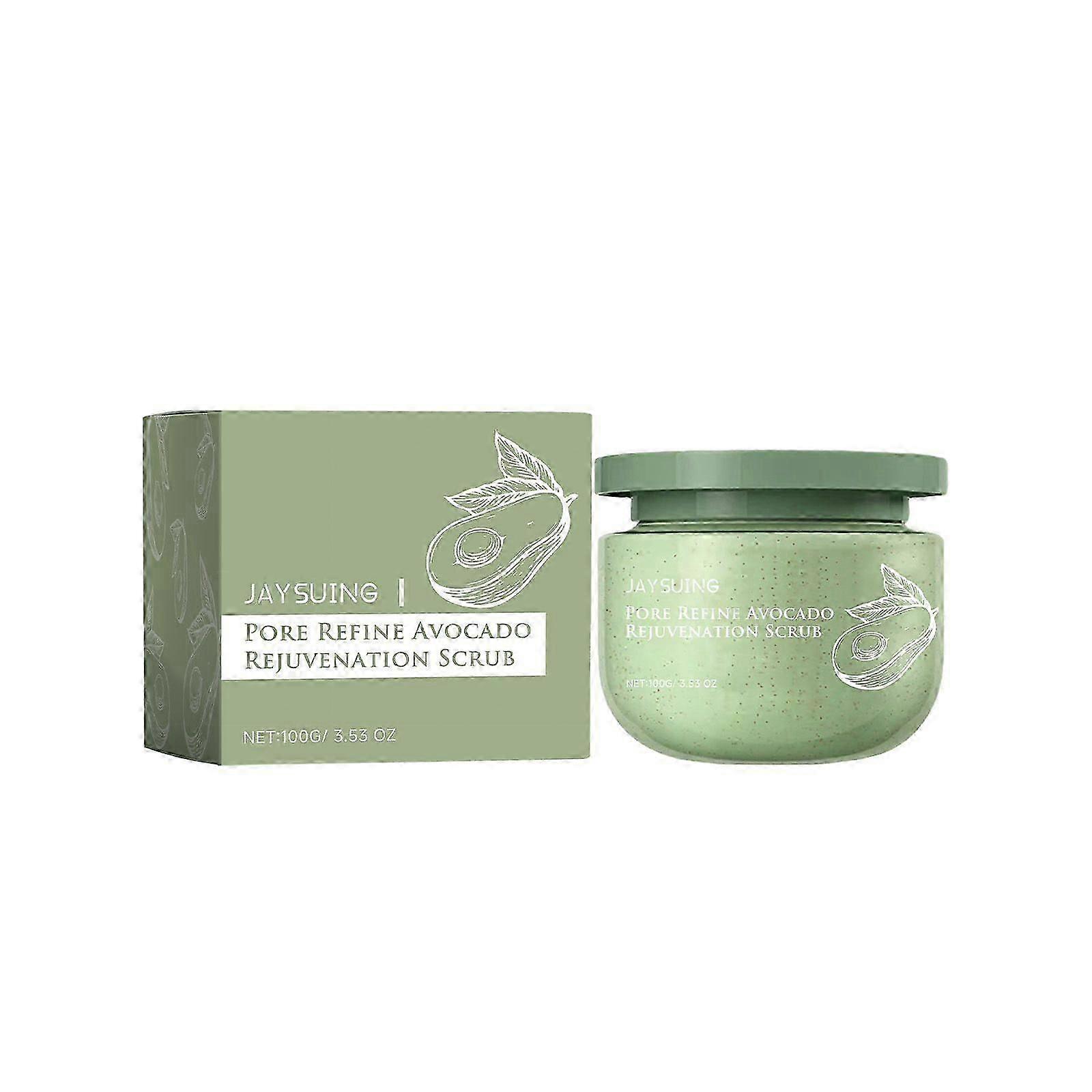 Avocado Ice Cream Scrub - Exfoliating Body Scrub for Soft, Smooth Skin, 100g
