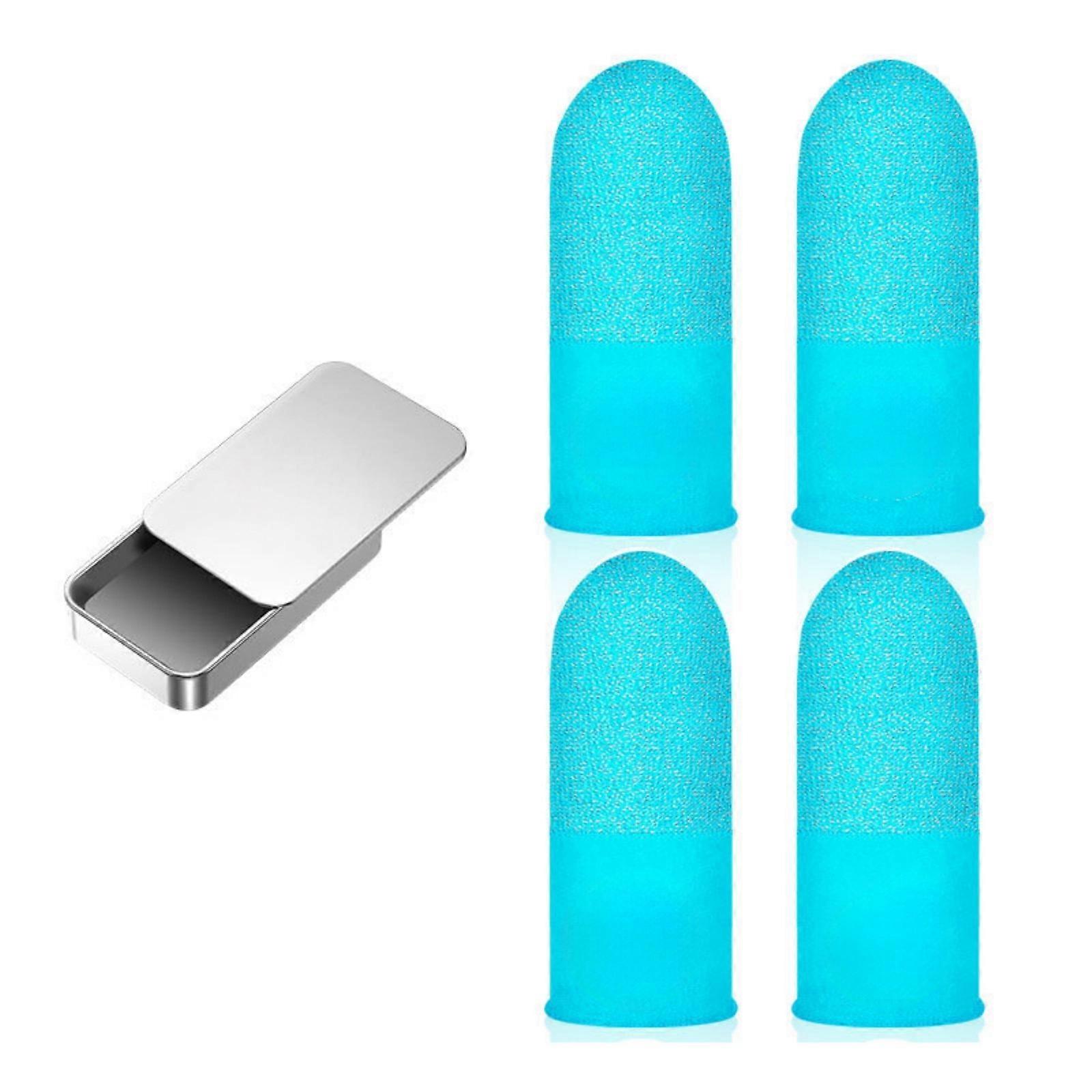 Gaming Finger Sleeves Providing Precise Touch Response And Night Visual For Low Light Gameplay Enhances Sensitivity Multicolor