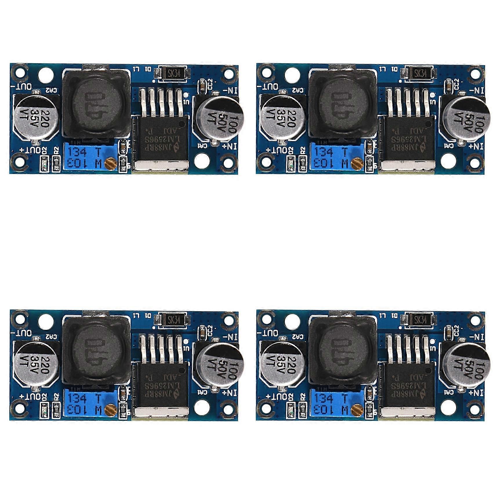 4X Lm2596 DC Converter Module - DC Adjustable Step Down Power Module Step Down Converter
