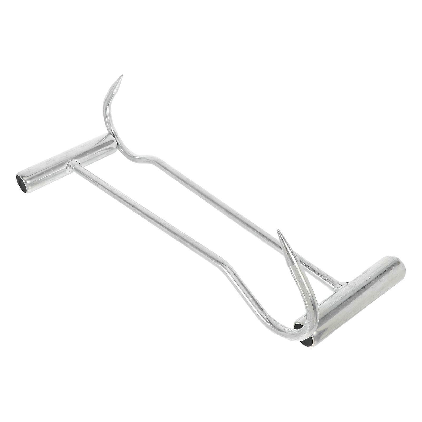 Metal Manhole Cover Lifting Hook Tool for 2Pcs Heavy Duty Hooks