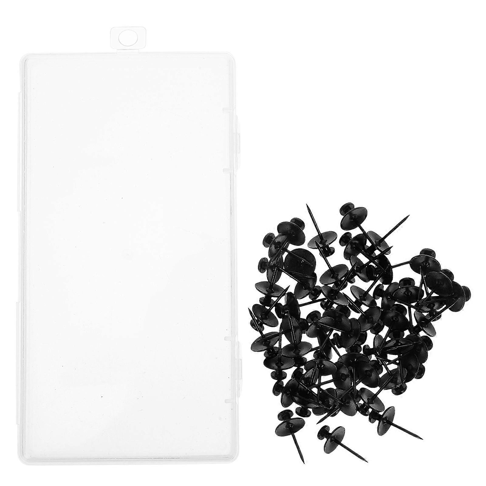 Double Head Zinc Alloy Push Pins Hooks for Wall Hanging 50Pcs