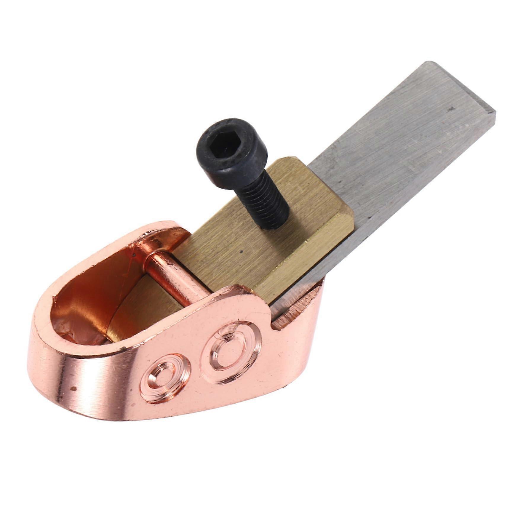 Violin Luthier Hand Plane 12mm Brass Block for Precise Wood Shaping String Instruments