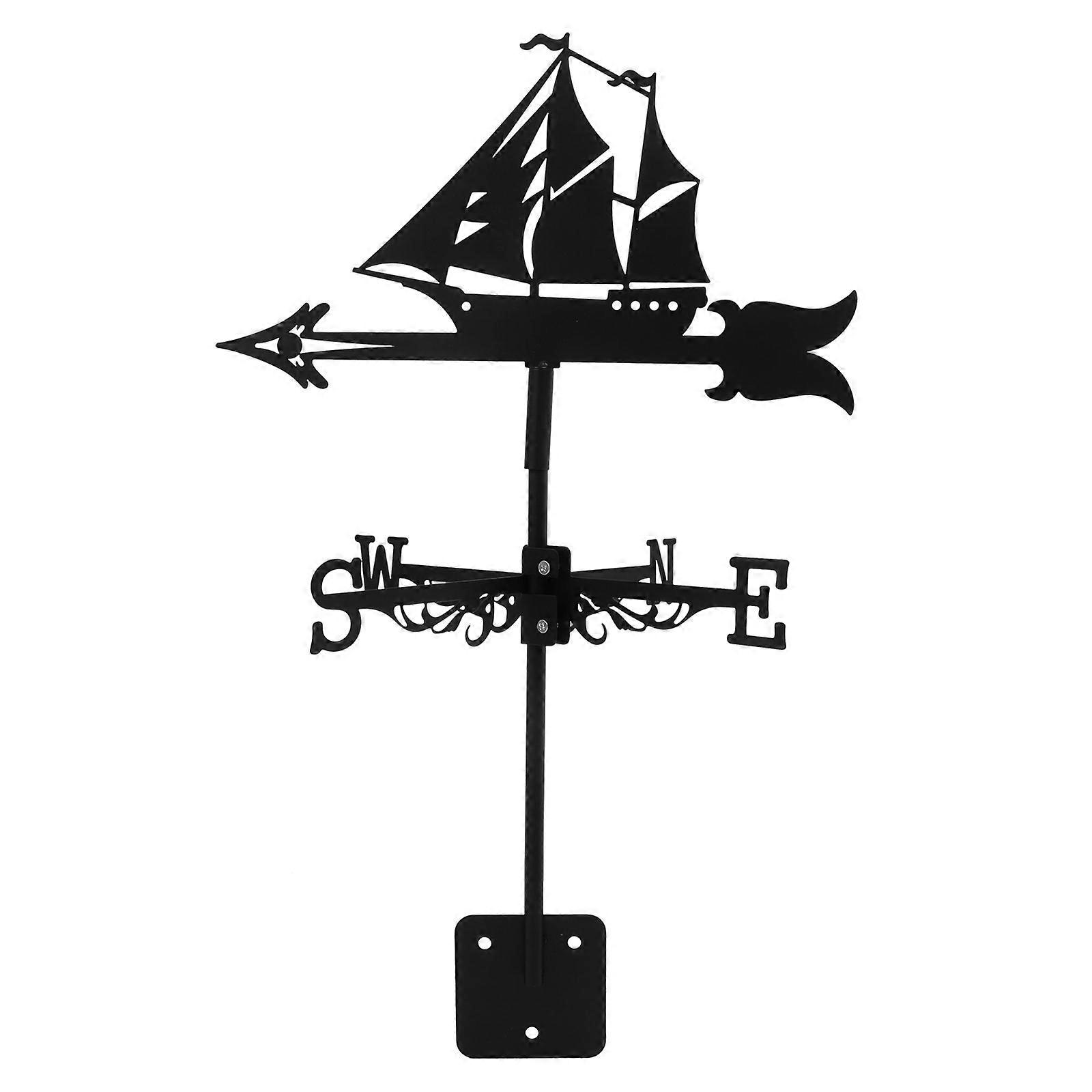 Iron Wind Vane for Outdoor Decoration Wind Direction Indicator