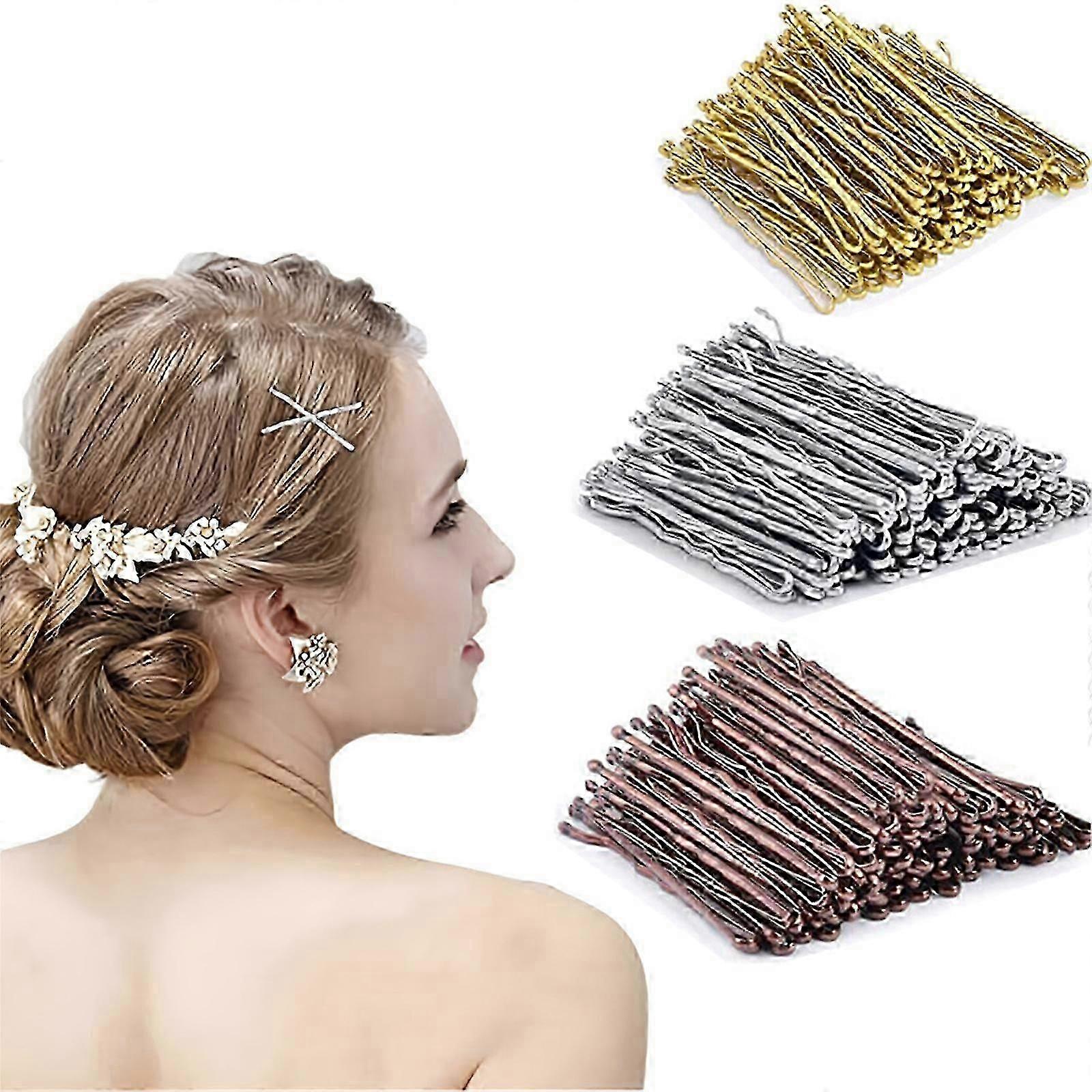 50pcs Metal Bobby Pins Silver - Hair Clips For Women, Everyday Hairstyles, Secure Hold For All Hair Types