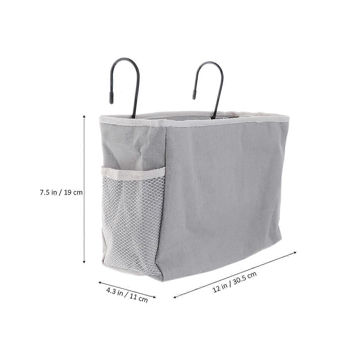 Storage Hanging Organizer Bedside Holder Organizer Rectangular Practical Design Home Use Dacron Mesh 1Pack