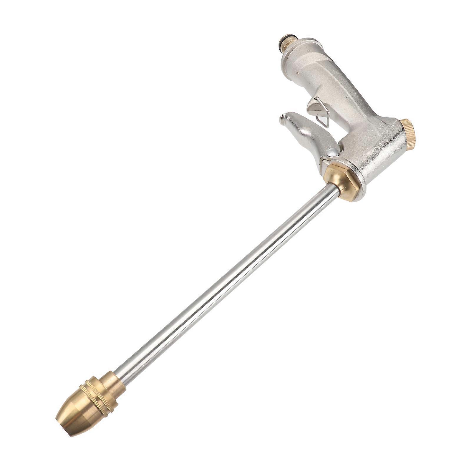 Water Gun Spray Head Multi-Purpose for Car Use Silver Nozzle