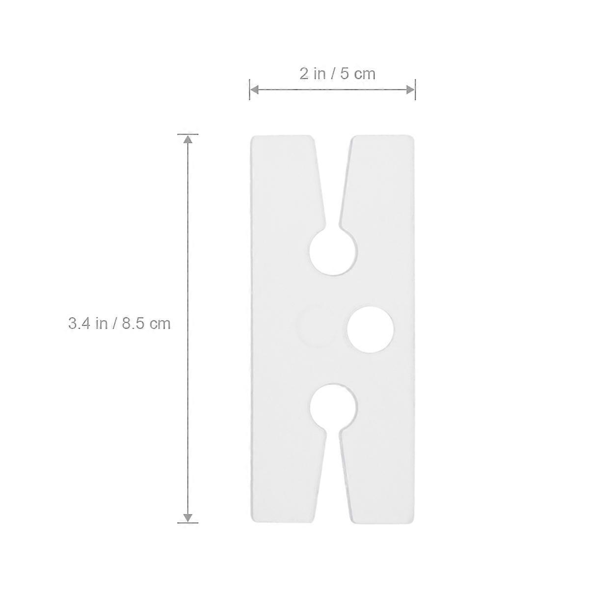 Balloon Ties H Shape Balloon Clip for Sealing 100Pcs Plastic Clips