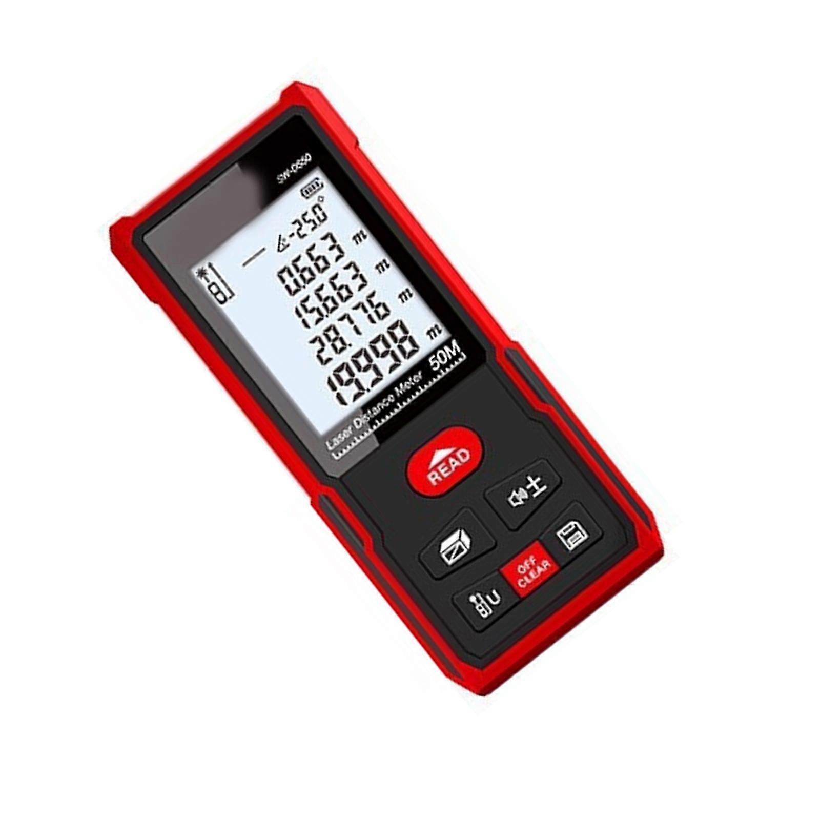 Small & Lightweight Distance Meter Featuring Carrying Strap Easy to Transport Device for On Site Measurements  DS50