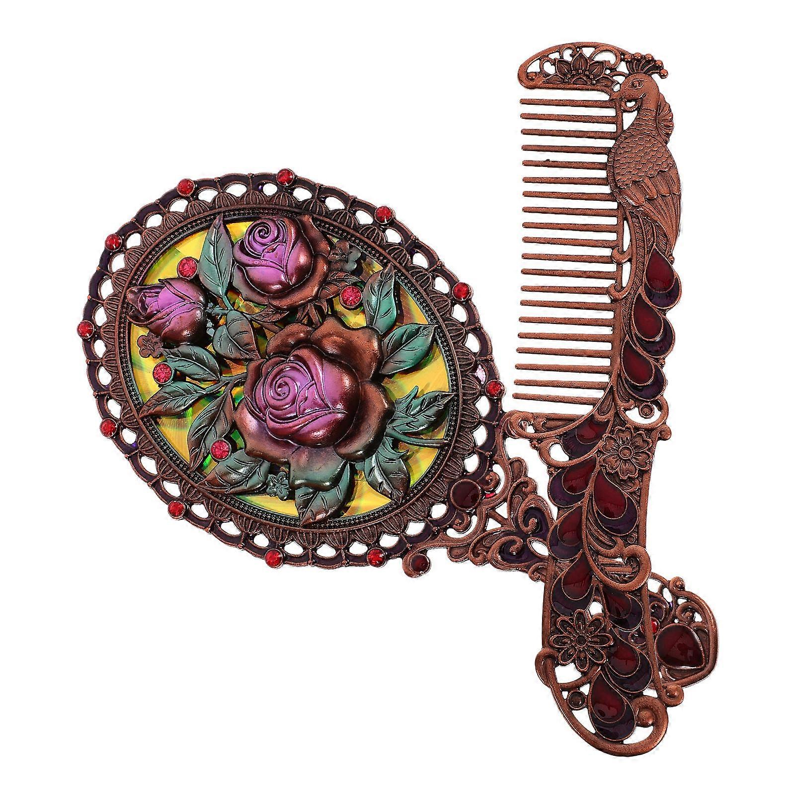 Shower Mirror Fogless Makeup Mirror with Comb for Daily Use 1Set