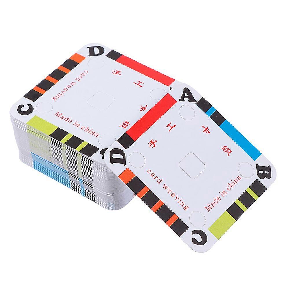 Tablet Weaving Paper Weaving Card for DIY 300Pcs Crafting Tools Set