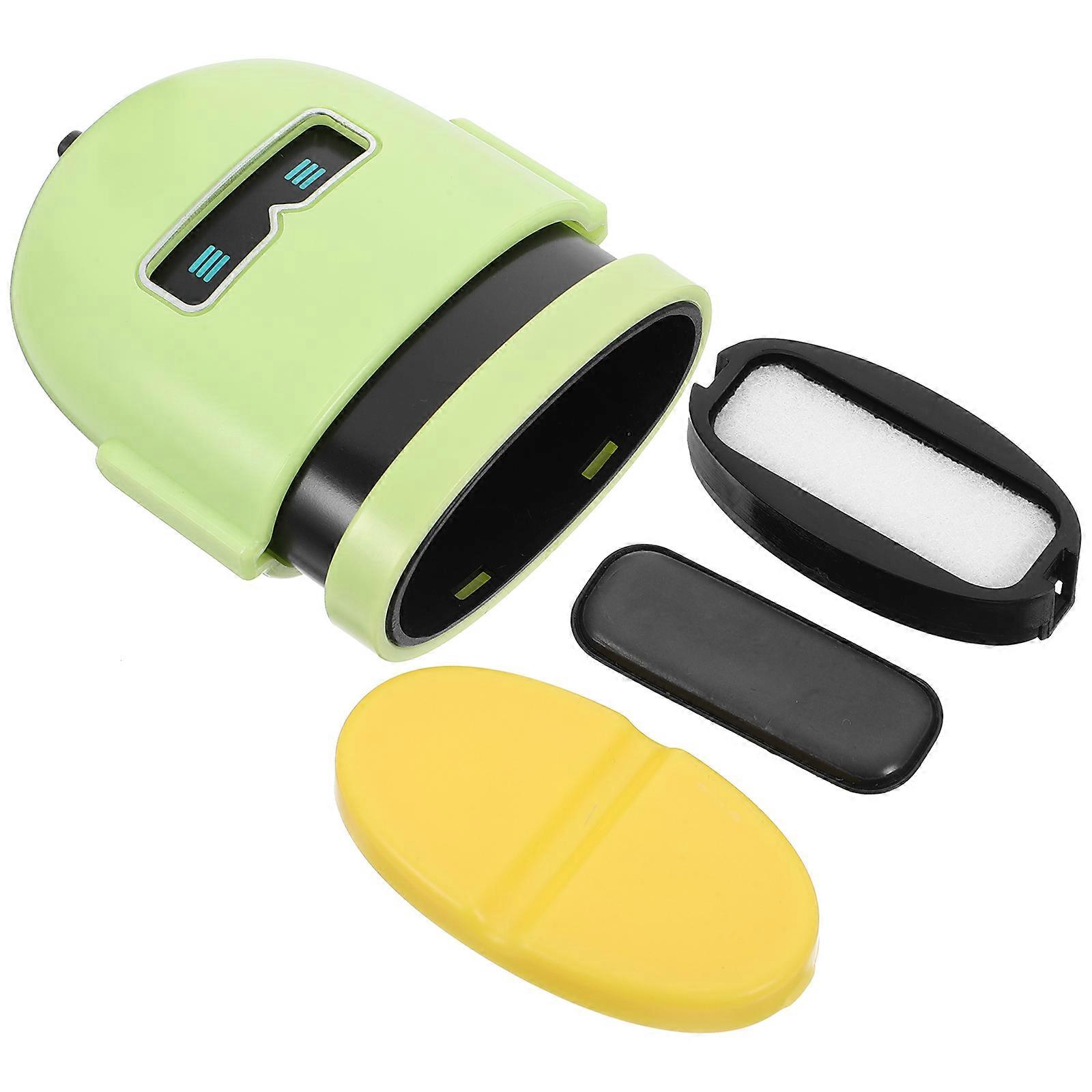 Robot Name Stamp for Children Clothes Use 3Pcs Light Green Plastic