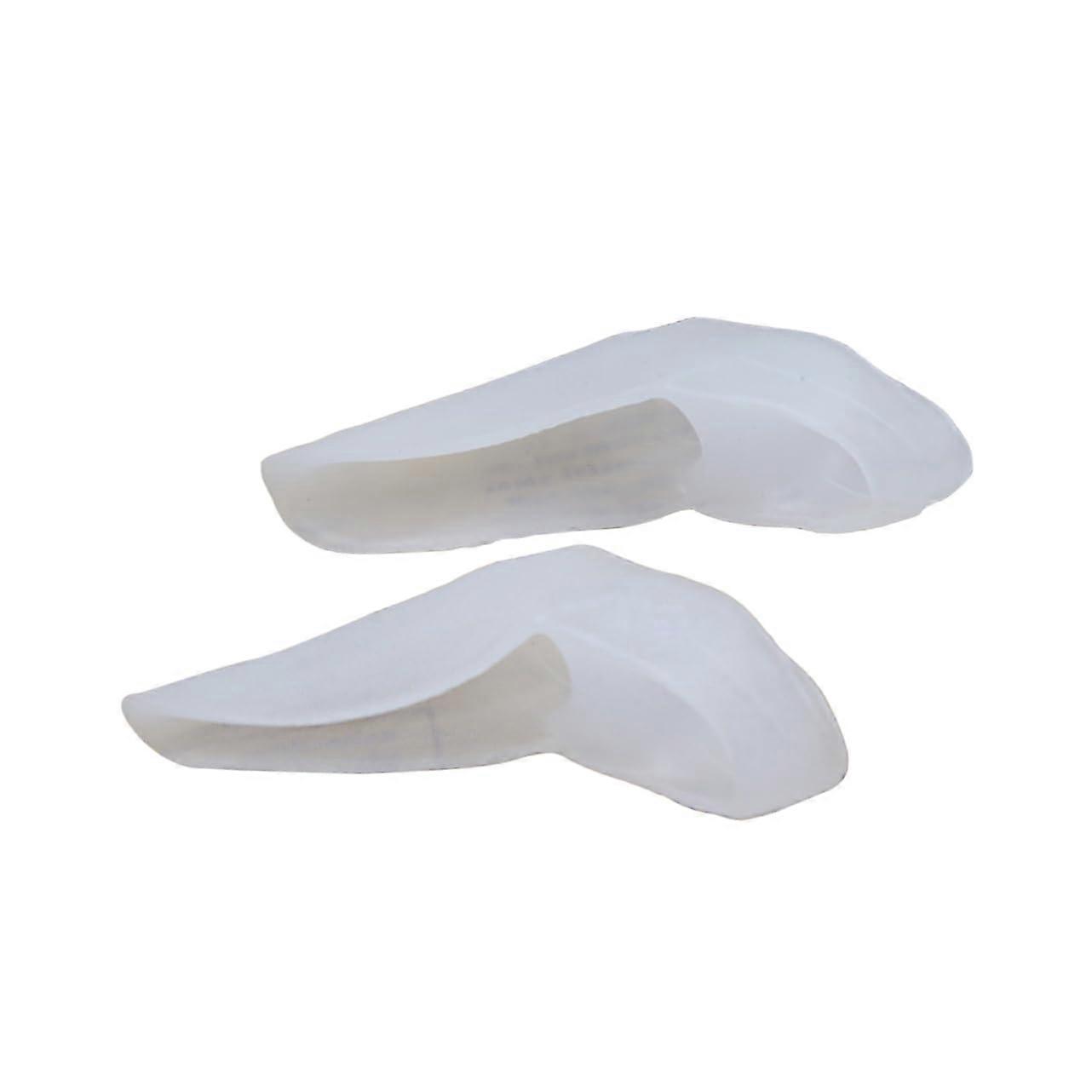 Gel Toe Separator with Dual Loop Secure Fit for Pinky Toe Bunion Relief and Overlapping Toes