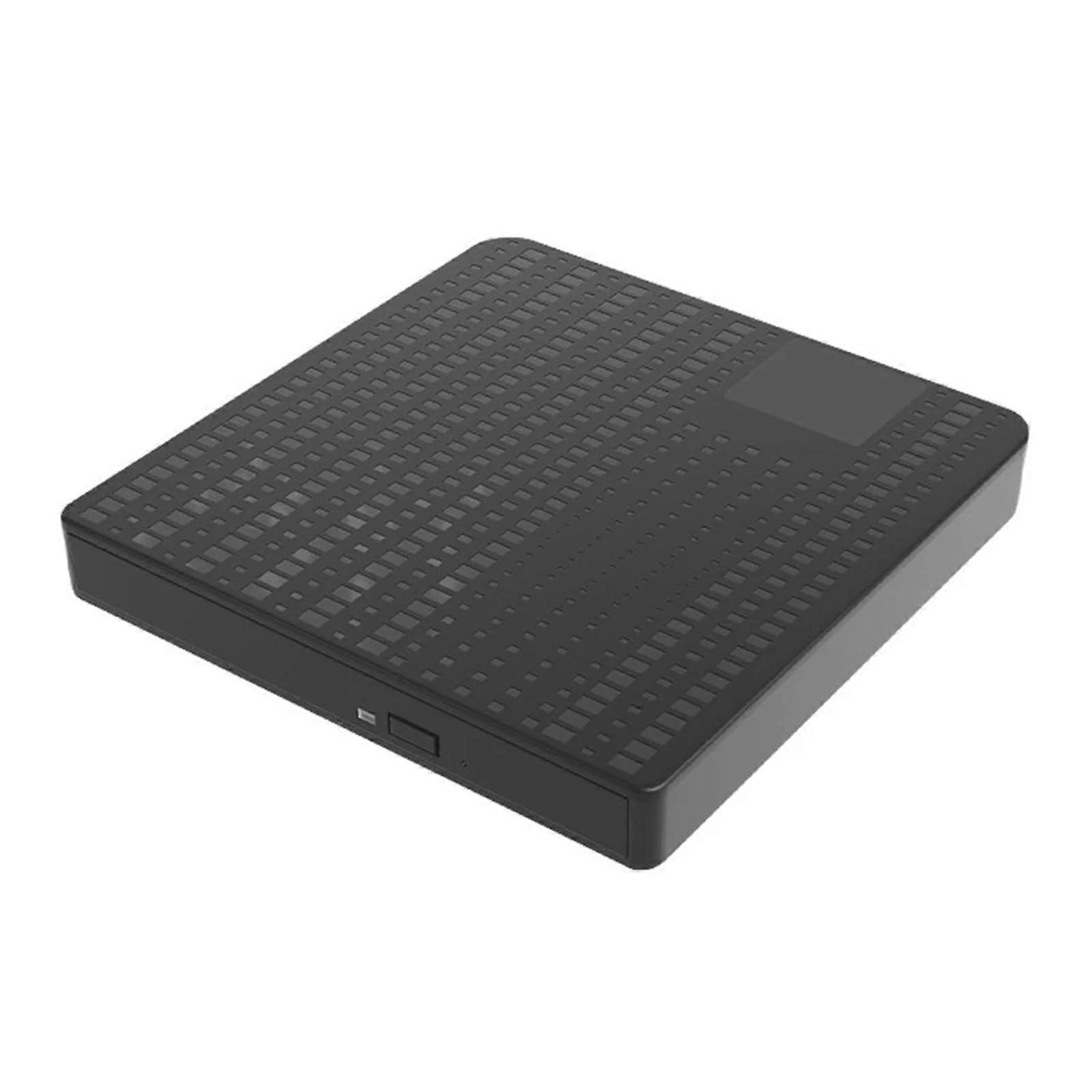External CD DVD Drive USB 3.0 TypeC Dual Interface Ultra Slim Speed 5Gbps for Laptop PC Mac