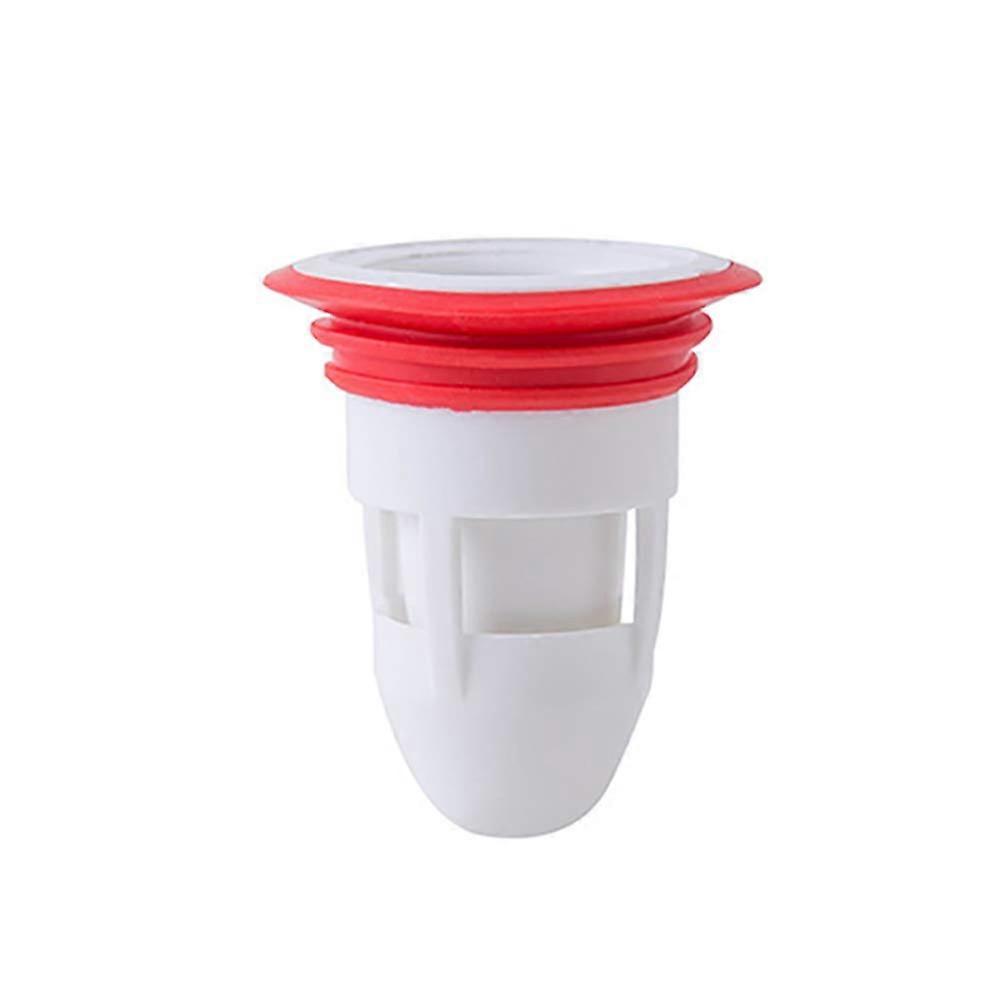 Floor Drain Core with AntiClogging Filter, Fast 36L/Min Drainage, Easy Install for Kitchen, Bathroom, Hotel (White)