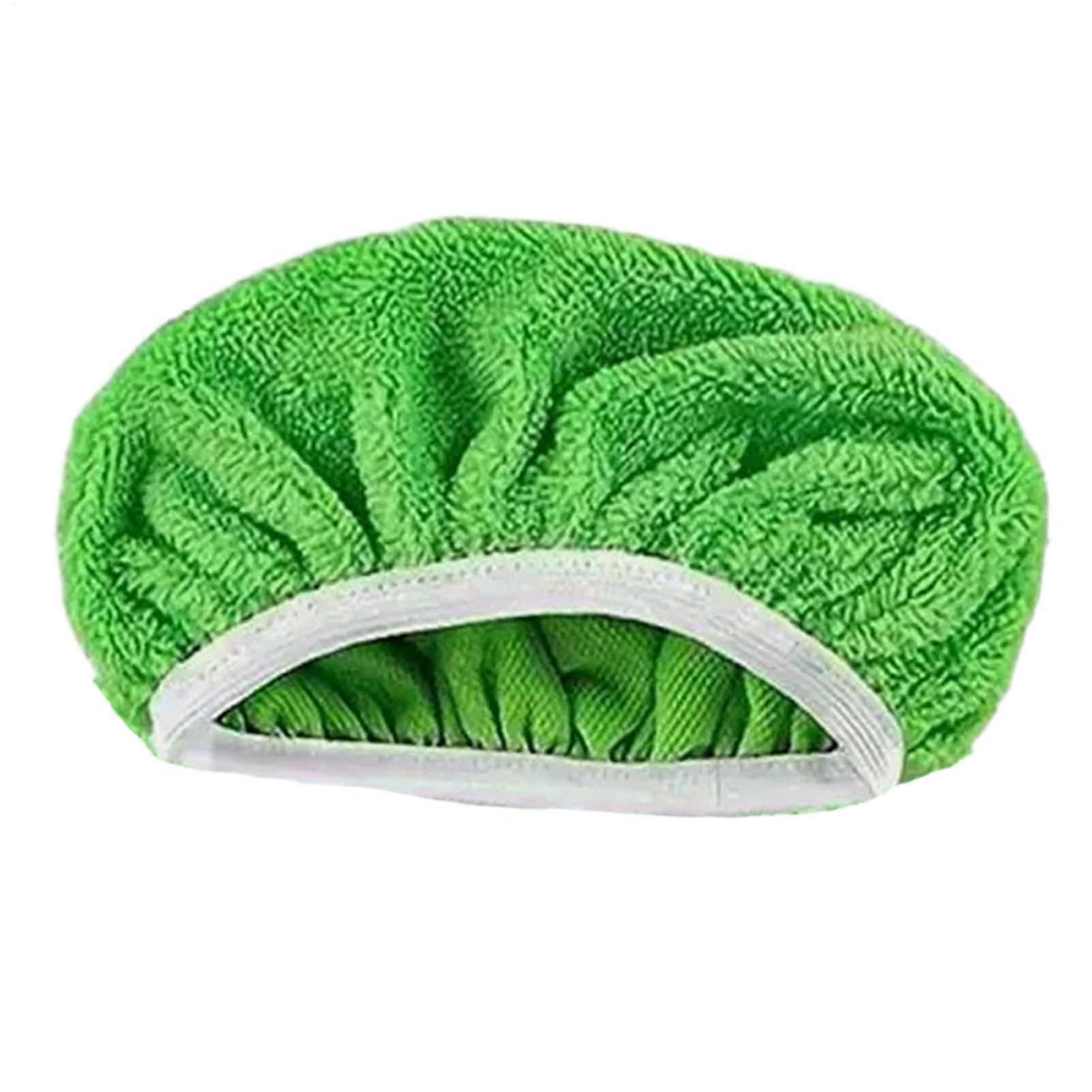 Extra Wide Microfiber Mop Pads Reusable Washable Refill Covers for Floor Cleaning Green